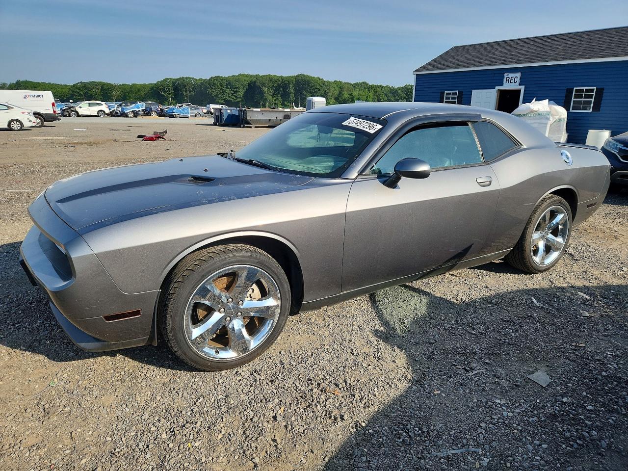 2012 Dodge Challenger Sxt Gray vin: 2C3CDYAG0CH133566