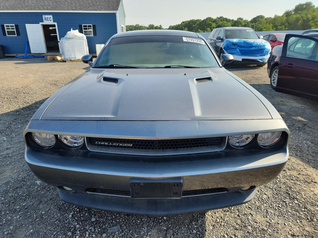 2012 Dodge Challenger Sxt Gray vin: 2C3CDYAG0CH133566