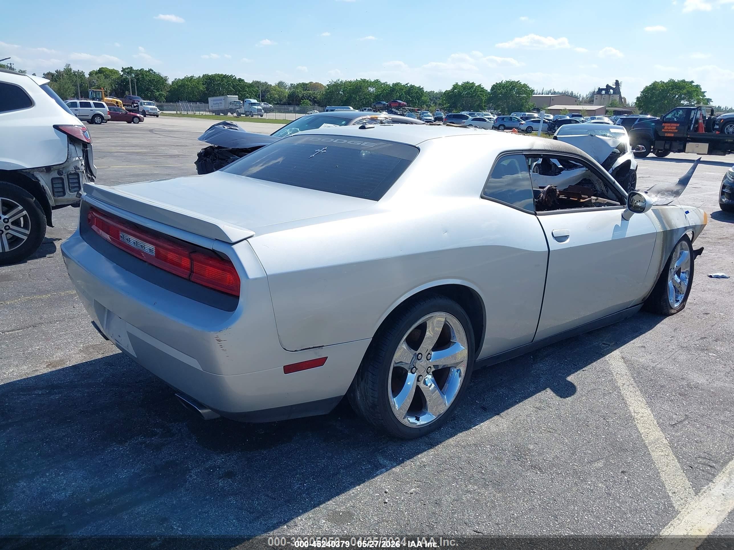 2012 Dodge Challenger Sxt Серебряный vin: 2C3CDYAG0CH170438