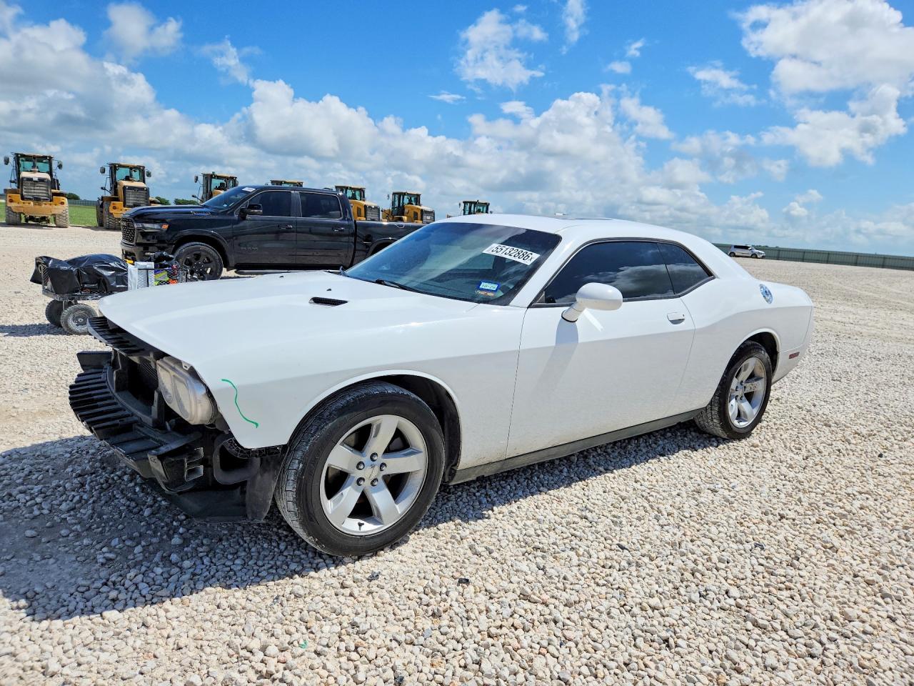 2013 Dodge Challenger Sxt White vin: 2C3CDYAG0DH552065