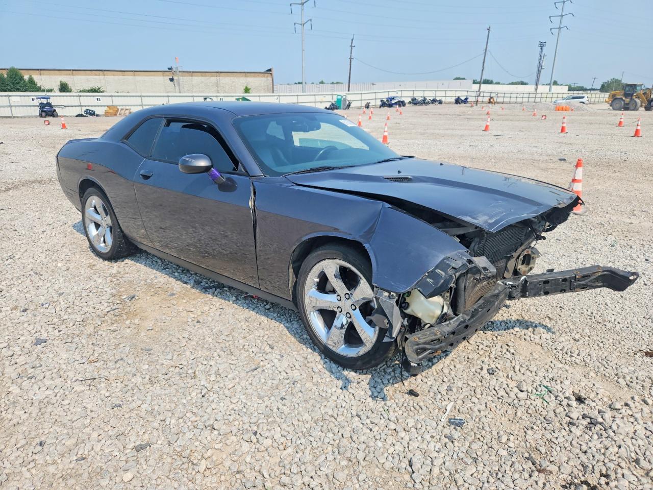 2013 Dodge Challenger Sxt Gray vin: 2C3CDYAG0DH573885