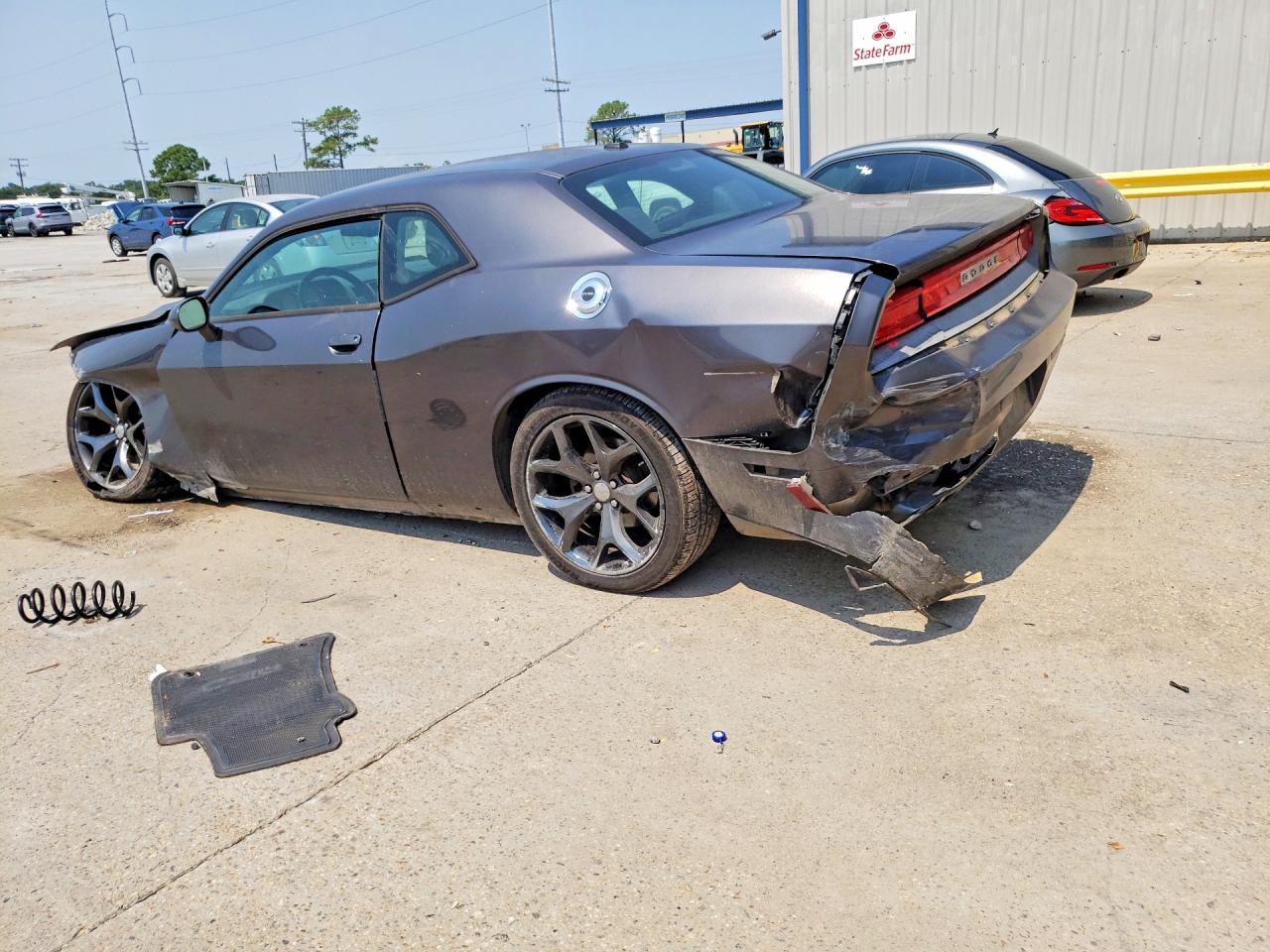 2013 Dodge Challenger Sxt Gray vin: 2C3CDYAG0DH599726