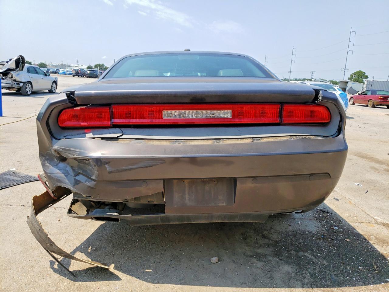 2013 Dodge Challenger Sxt Gray vin: 2C3CDYAG0DH599726