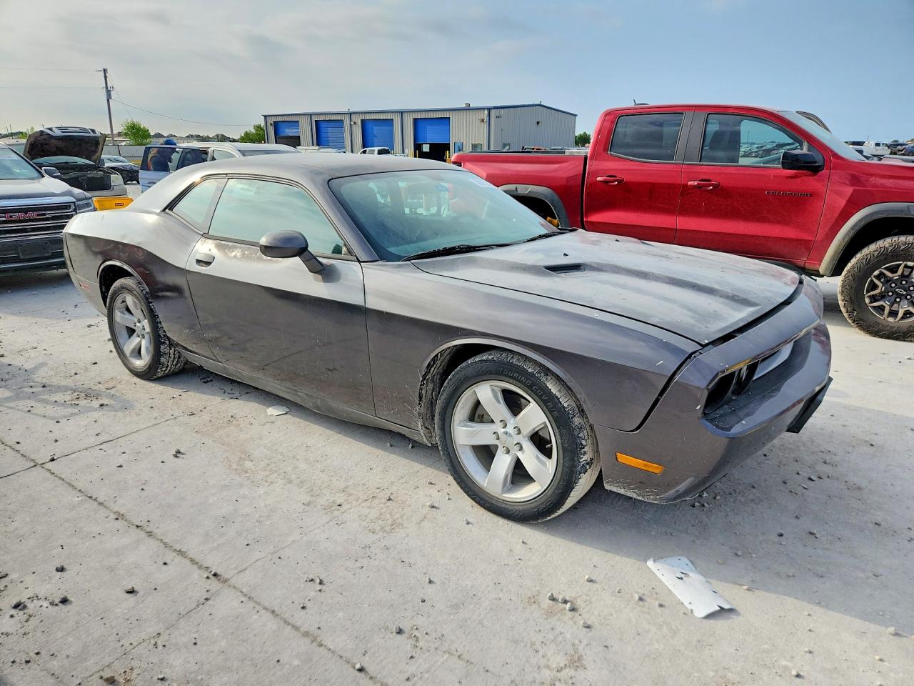 2013 Dodge Challenger Sxt Gray vin: 2C3CDYAG0DH669953
