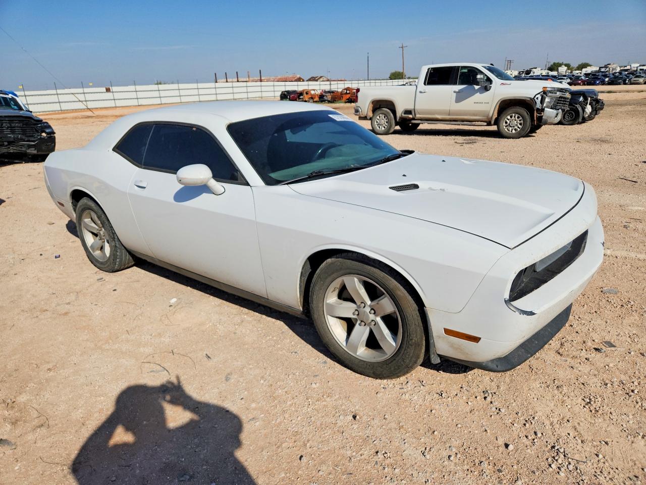 2013 Dodge Challenger Sxt White vin: 2C3CDYAG0DH692214