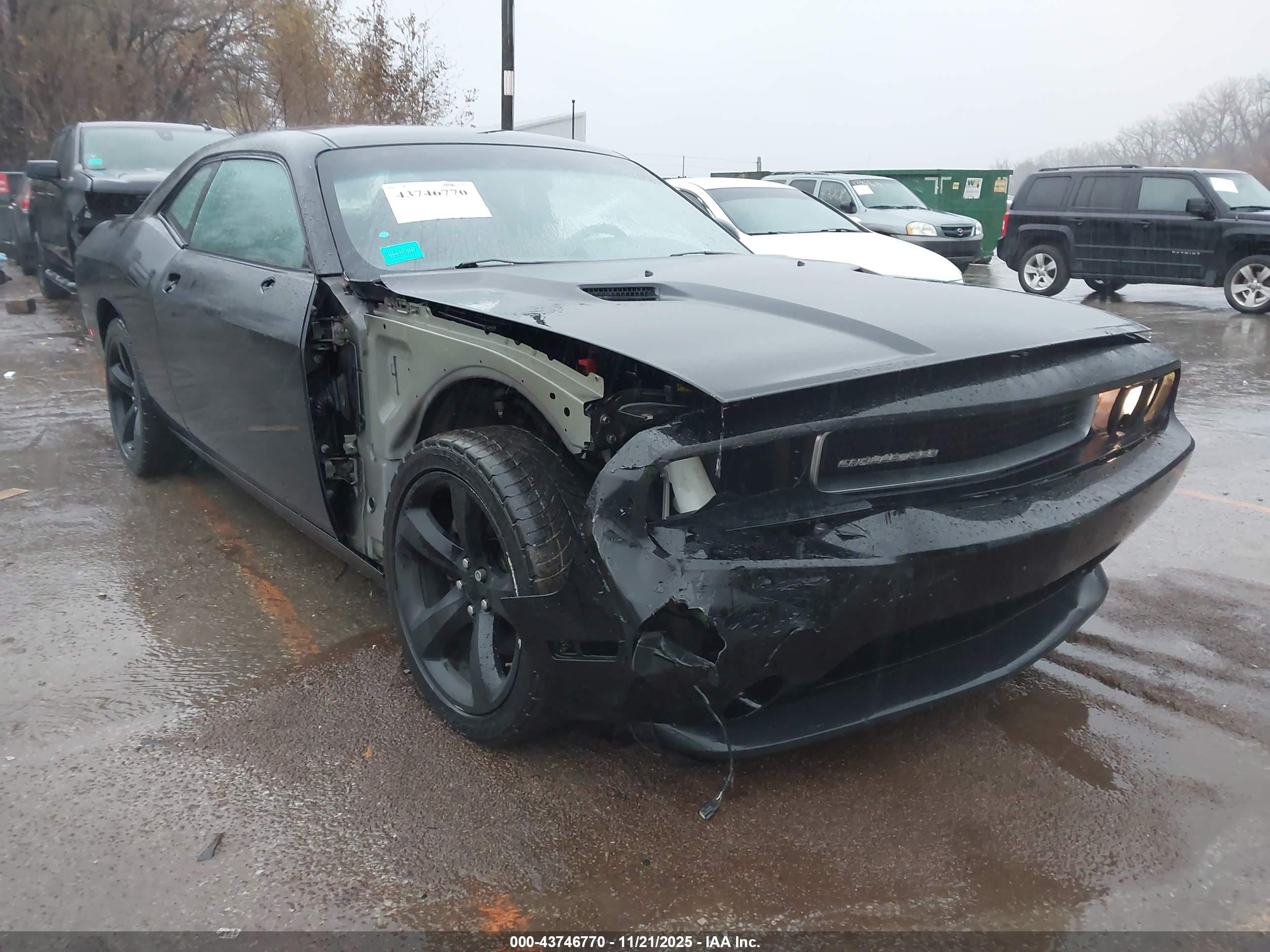 2014 Dodge Challenger Sxt Plus Black vin: 2C3CDYAG0EH115314