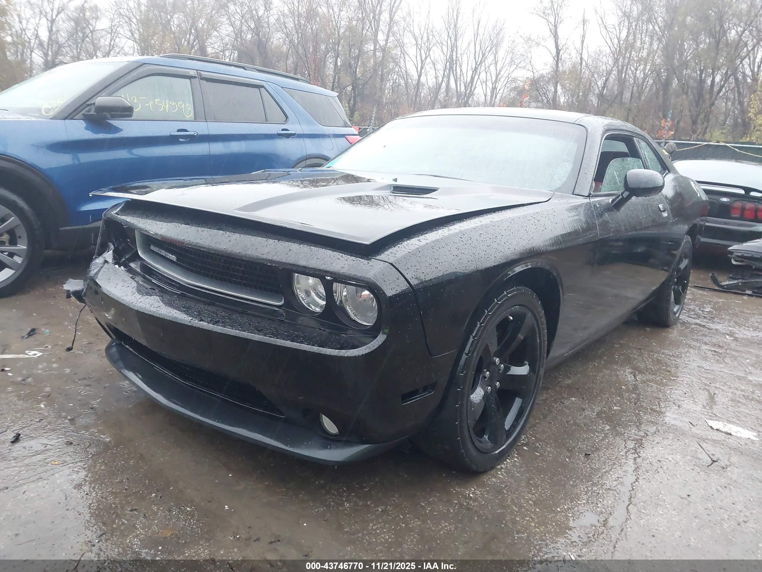 2014 Dodge Challenger Sxt Plus Black vin: 2C3CDYAG0EH115314