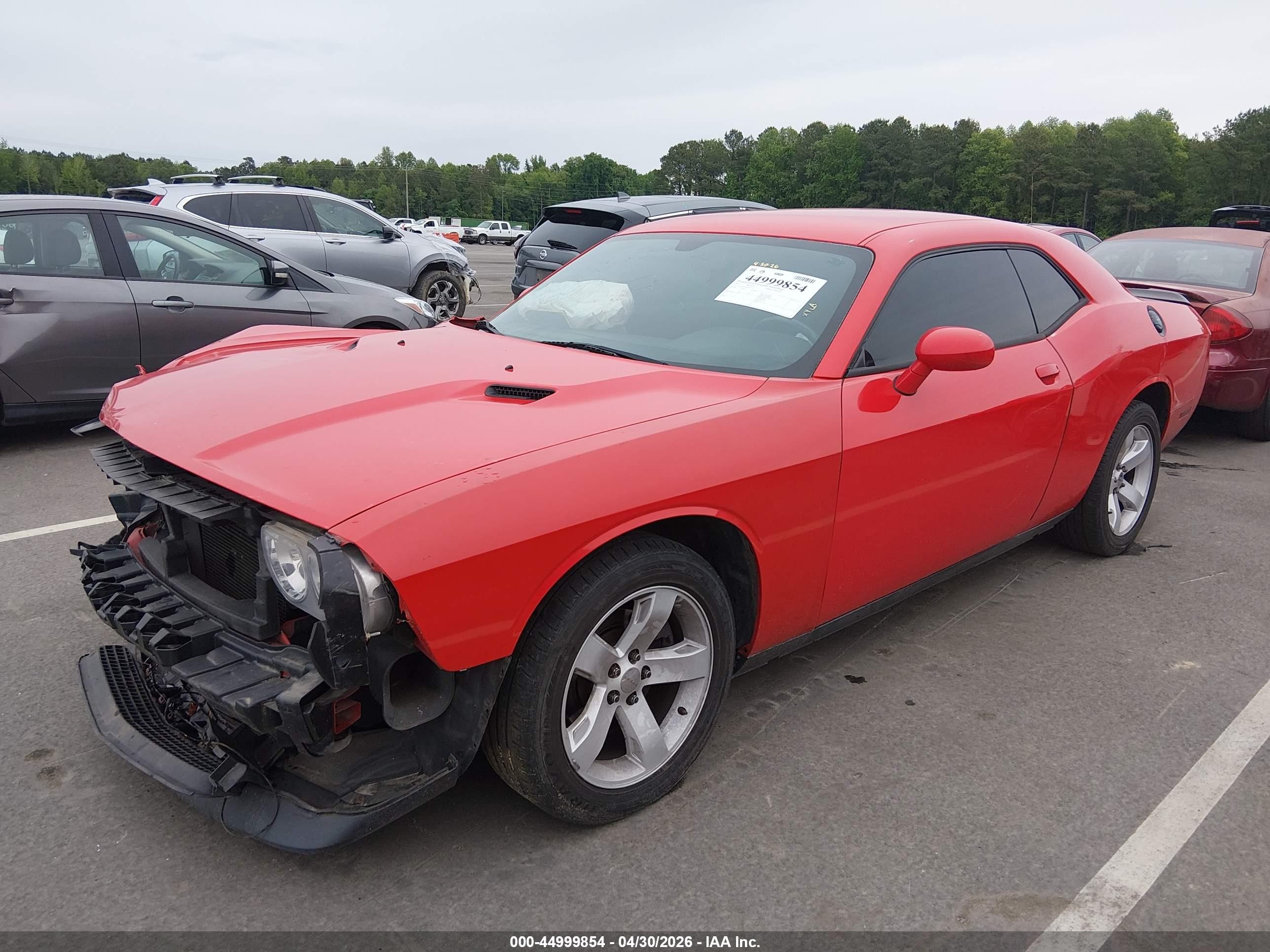 2014 Dodge Challenger Sxt Red vin: 2C3CDYAG0EH127141