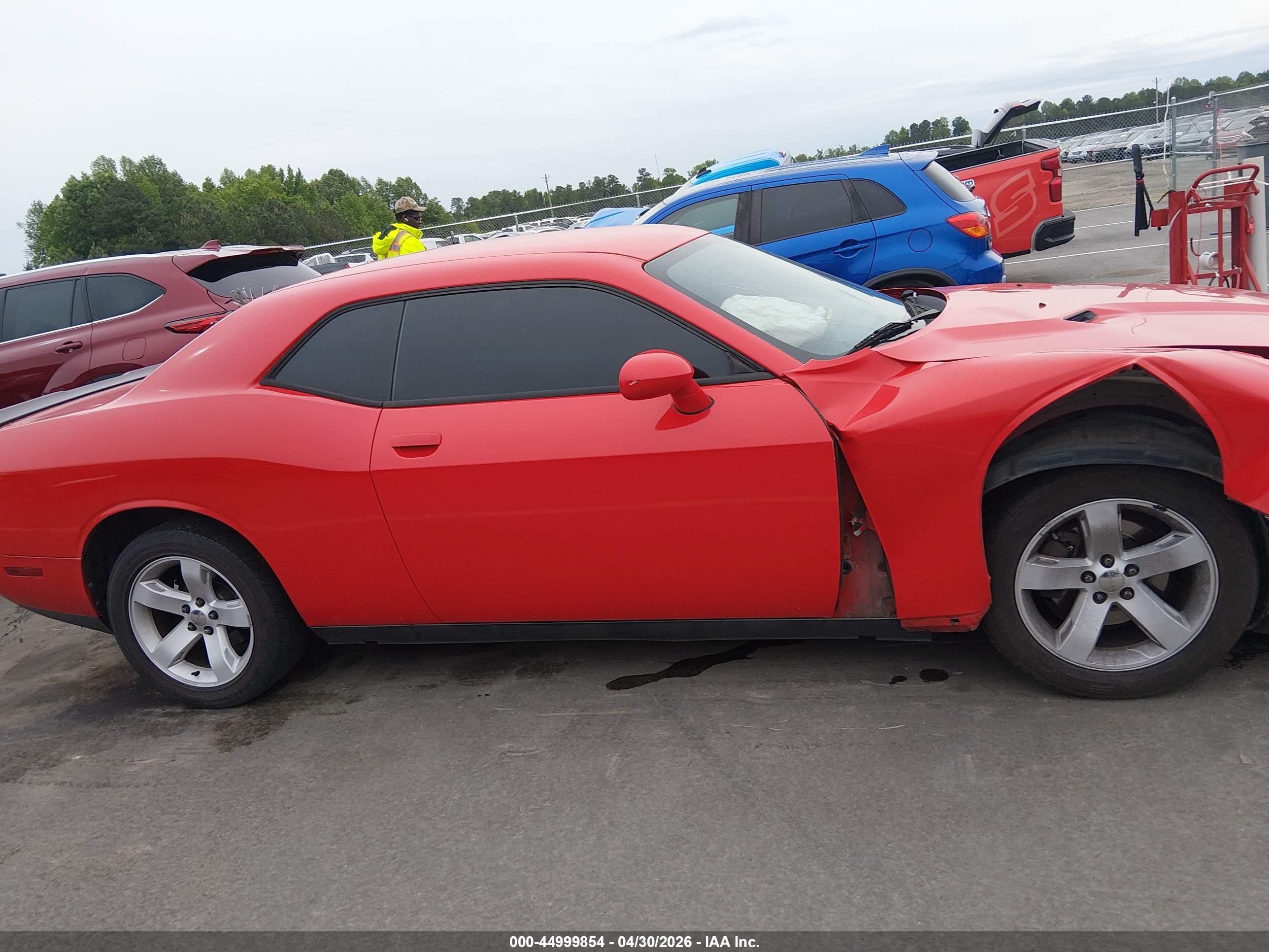 2014 Dodge Challenger Sxt Red vin: 2C3CDYAG0EH127141