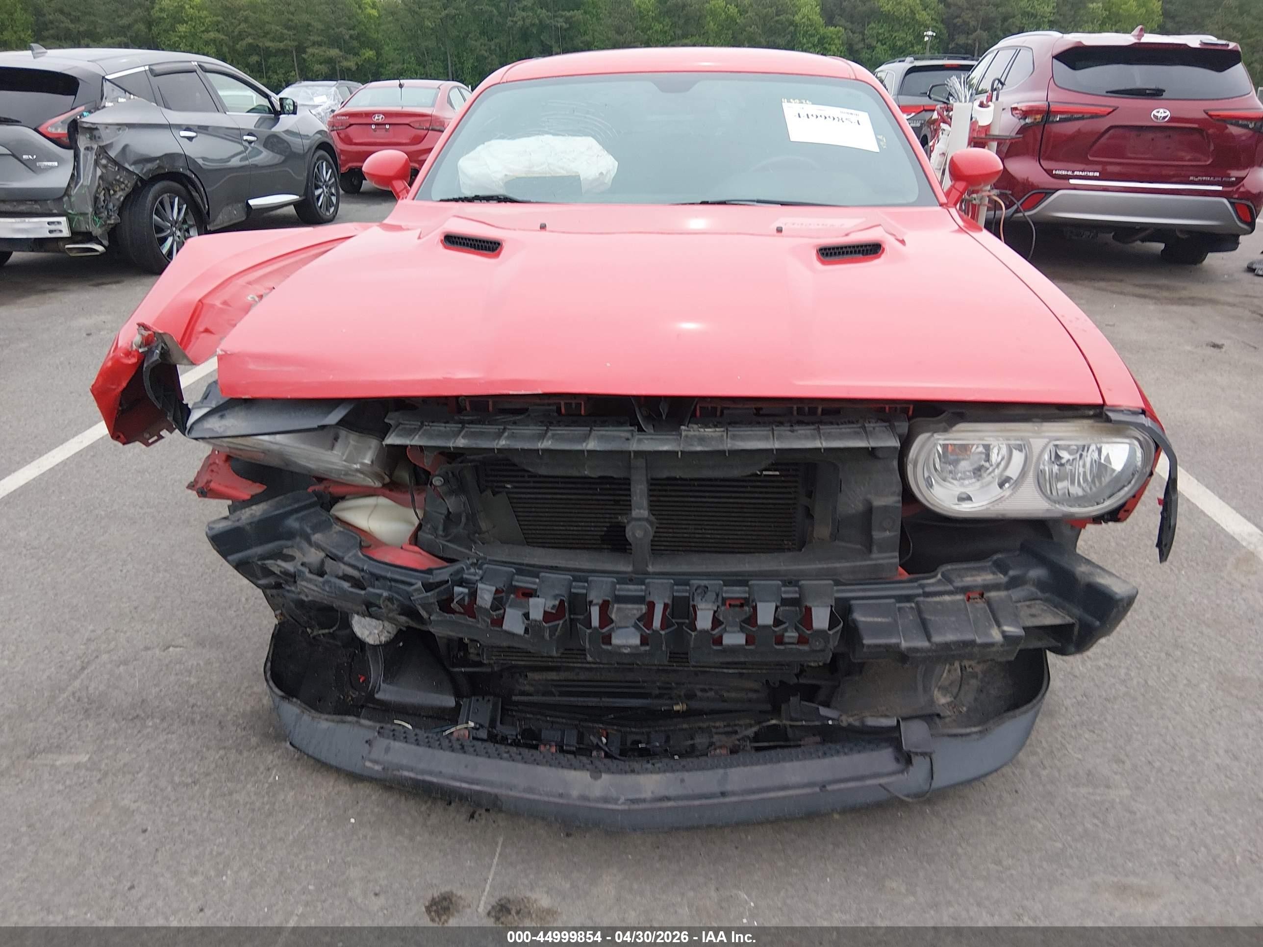 2014 Dodge Challenger Sxt Red vin: 2C3CDYAG0EH127141