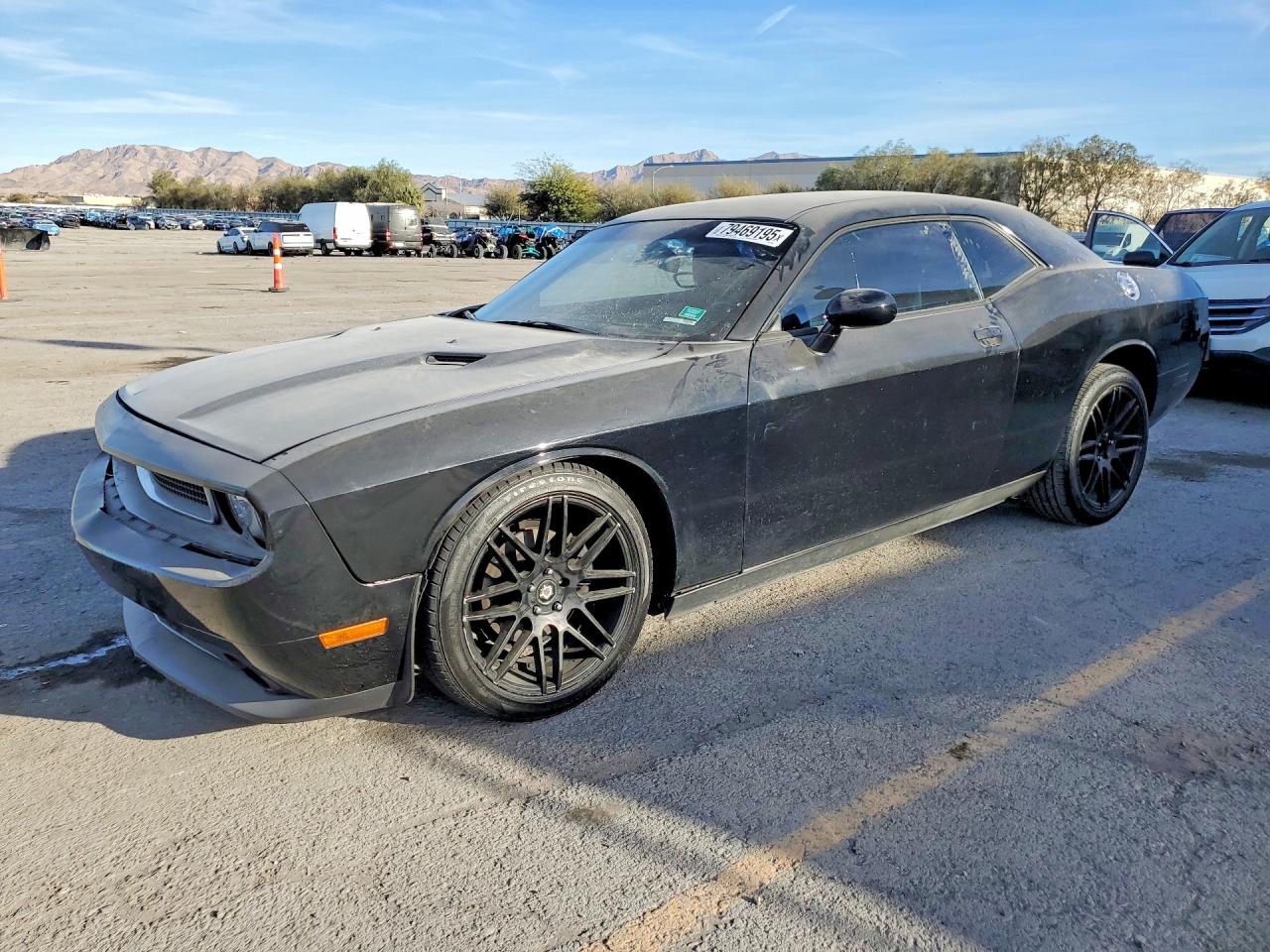 2014 Dodge Challenger Sxt Black vin: 2C3CDYAG0EH176467