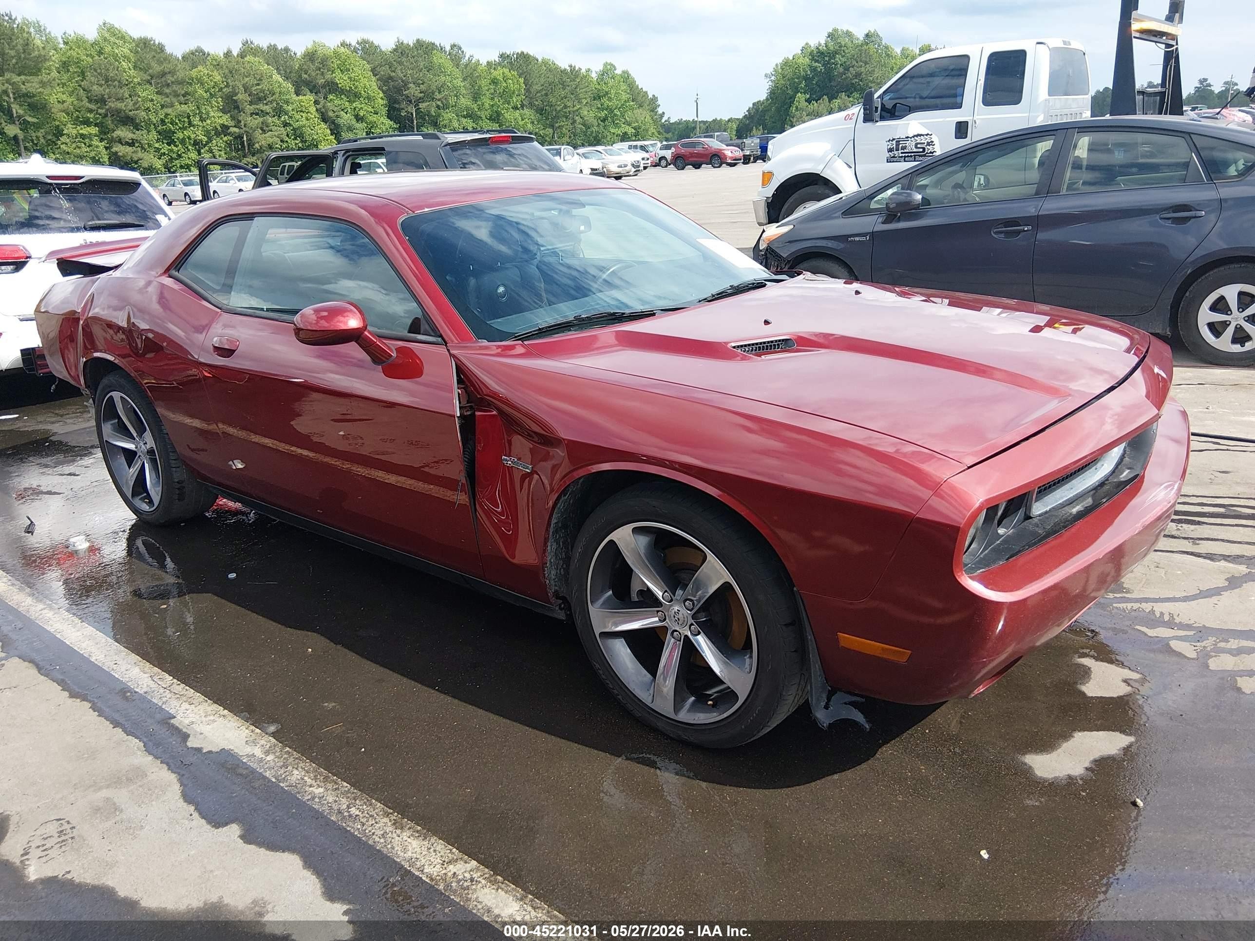2014 Dodge Challenger Sxt Red vin: 2C3CDYAG0EH229684