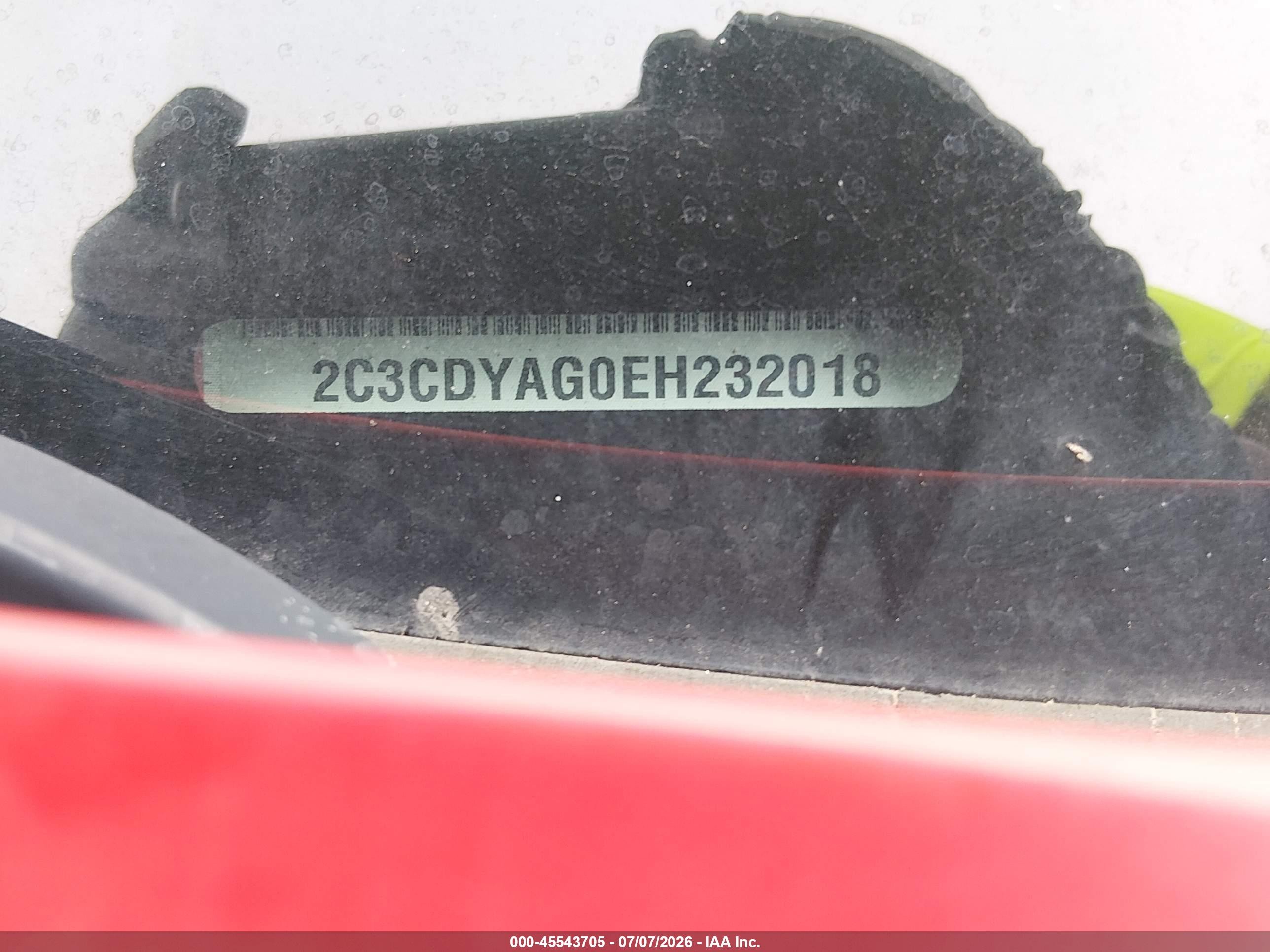 2014 Dodge Challenger Sxt Red vin: 2C3CDYAG0EH232018