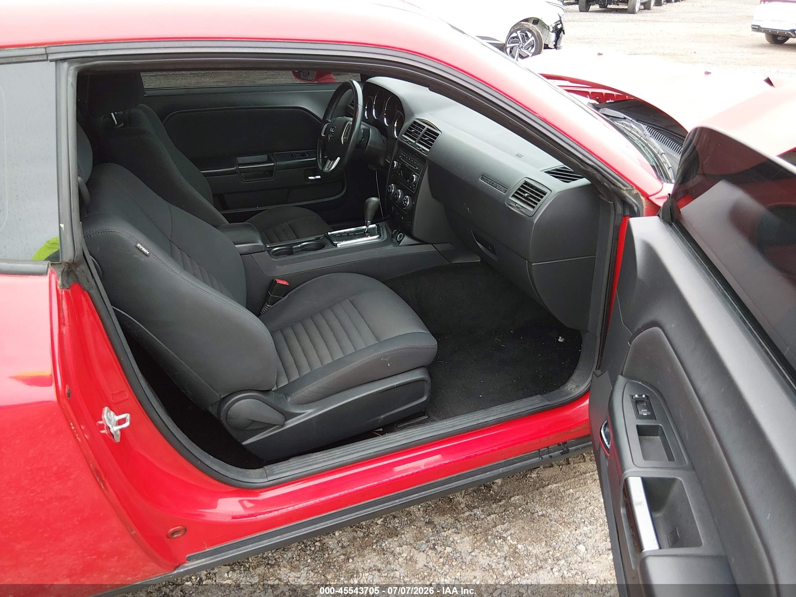 2014 Dodge Challenger Sxt Red vin: 2C3CDYAG0EH232018
