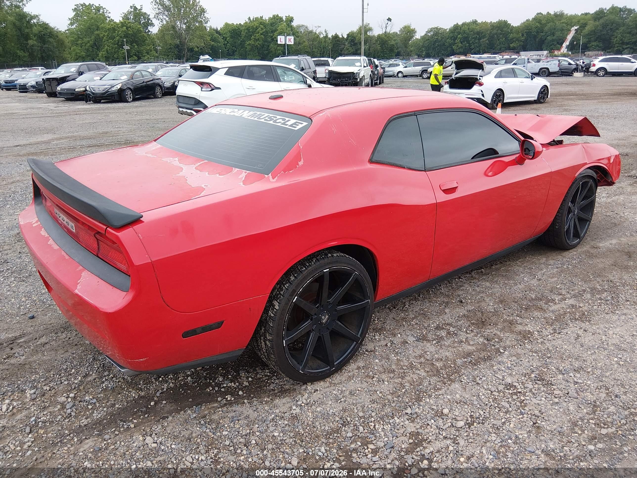 2014 Dodge Challenger Sxt Red vin: 2C3CDYAG0EH232018