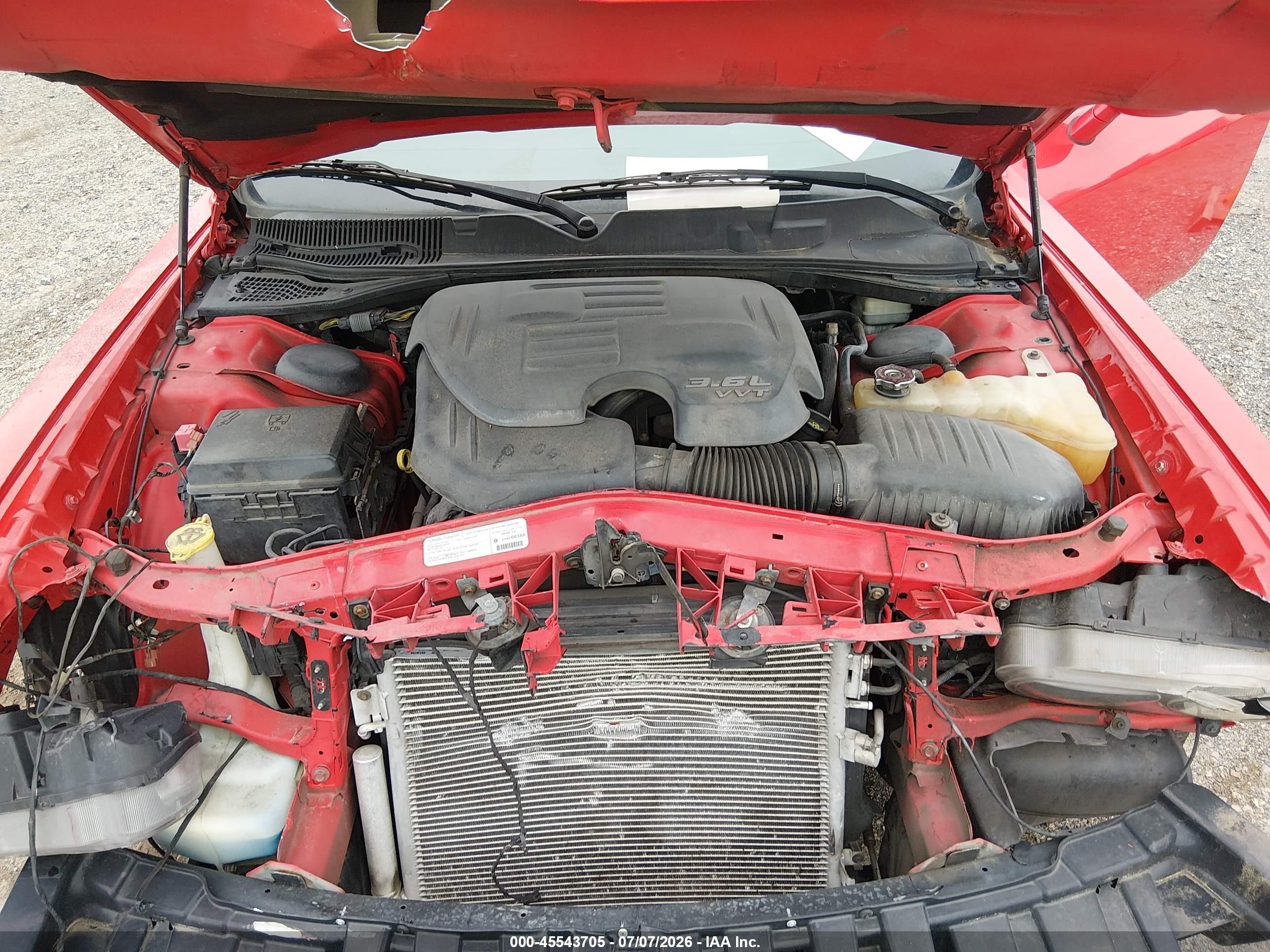2014 Dodge Challenger Sxt Red vin: 2C3CDYAG0EH232018