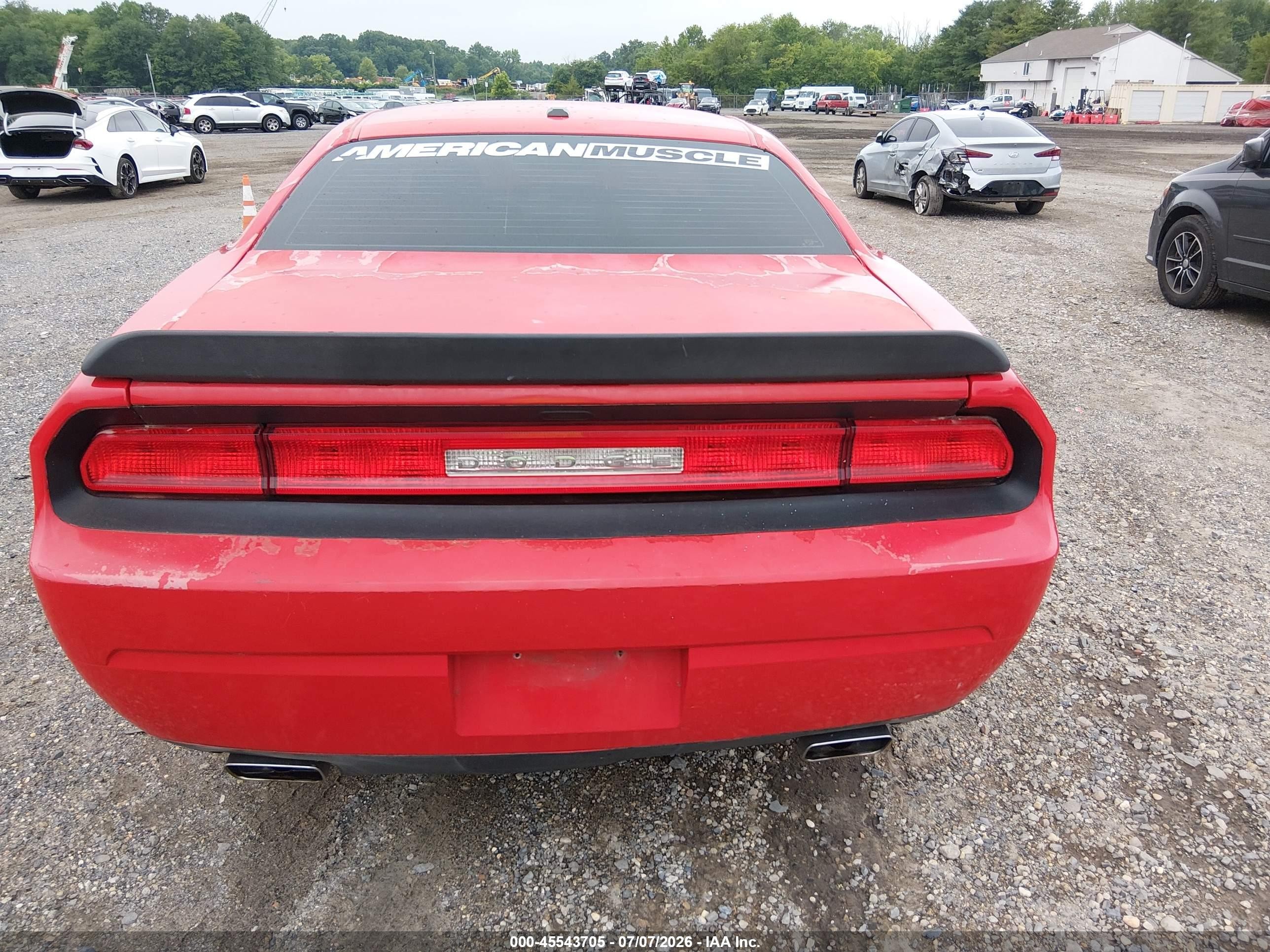 2014 Dodge Challenger Sxt Red vin: 2C3CDYAG0EH232018