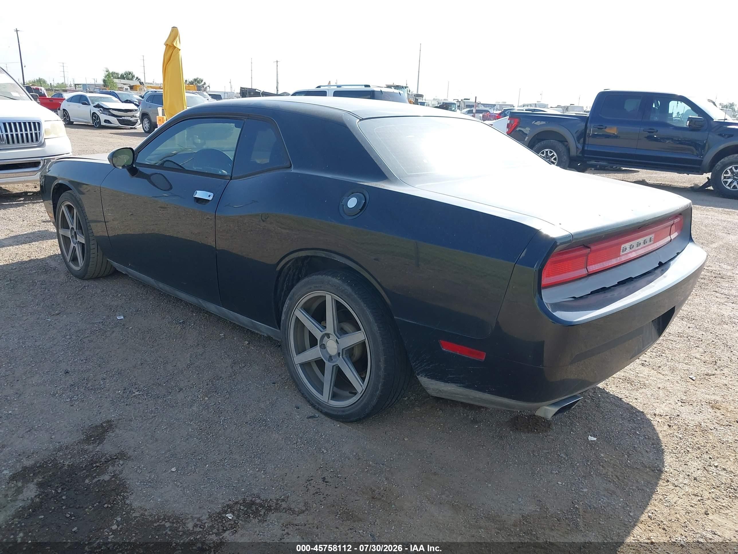 2014 Dodge Challenger Sxt Black vin: 2C3CDYAG0EH233699