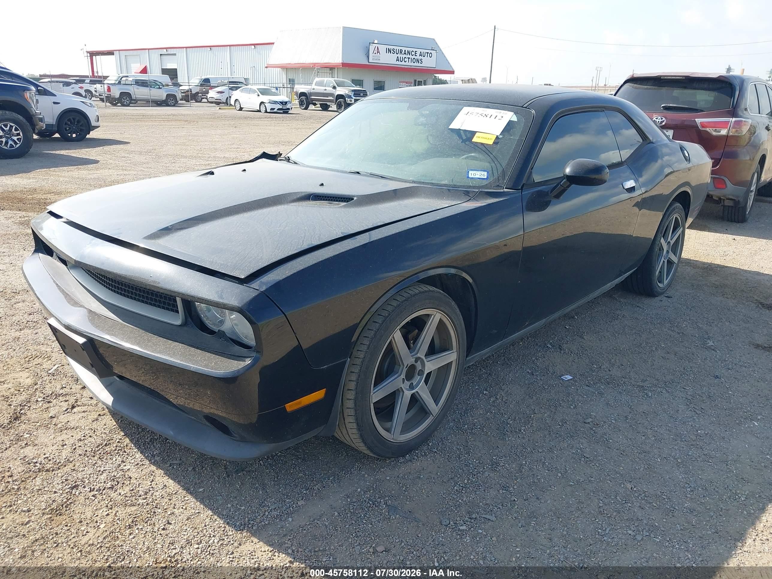 2014 Dodge Challenger Sxt Black vin: 2C3CDYAG0EH233699
