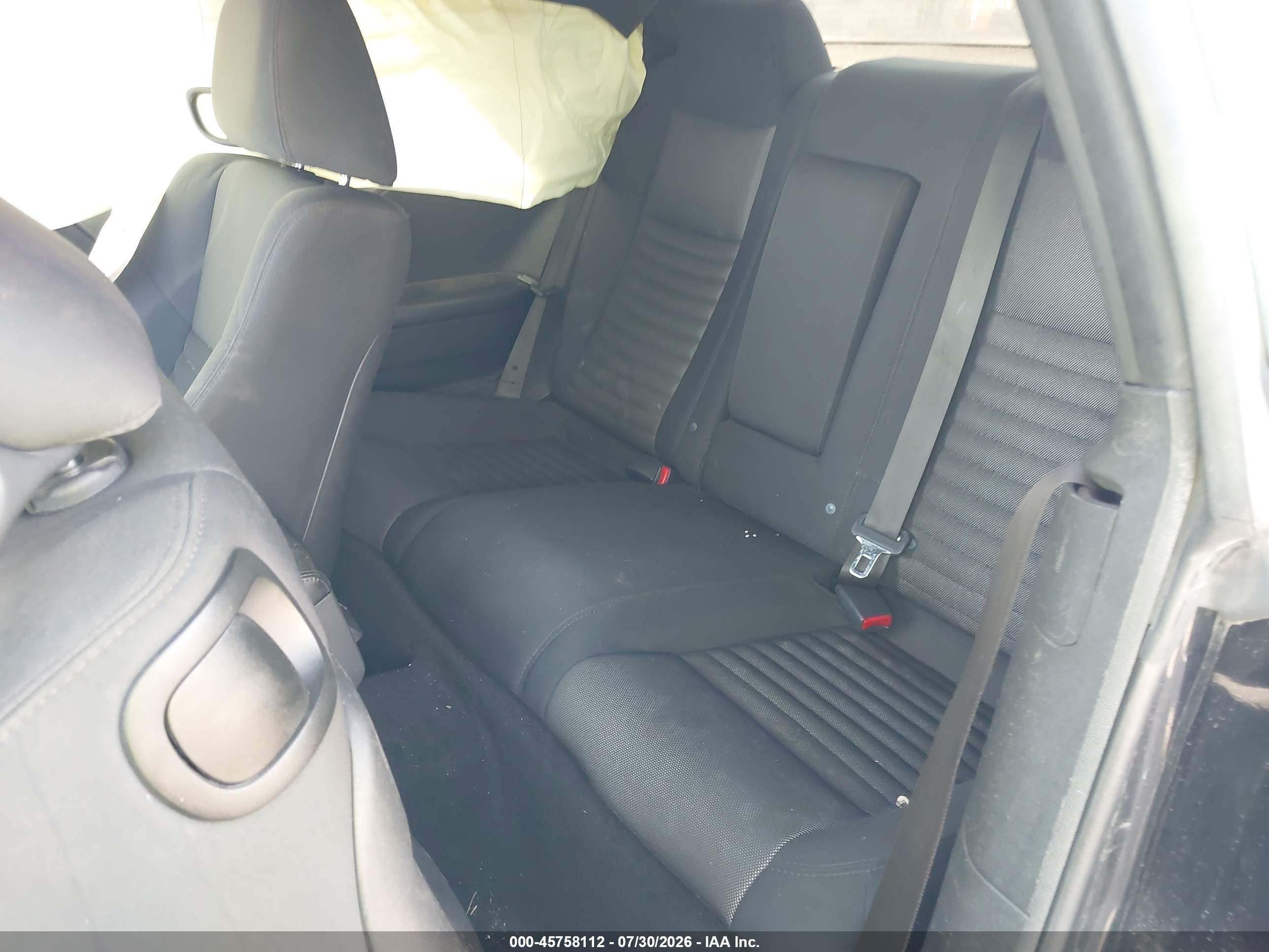 2014 Dodge Challenger Sxt Black vin: 2C3CDYAG0EH233699