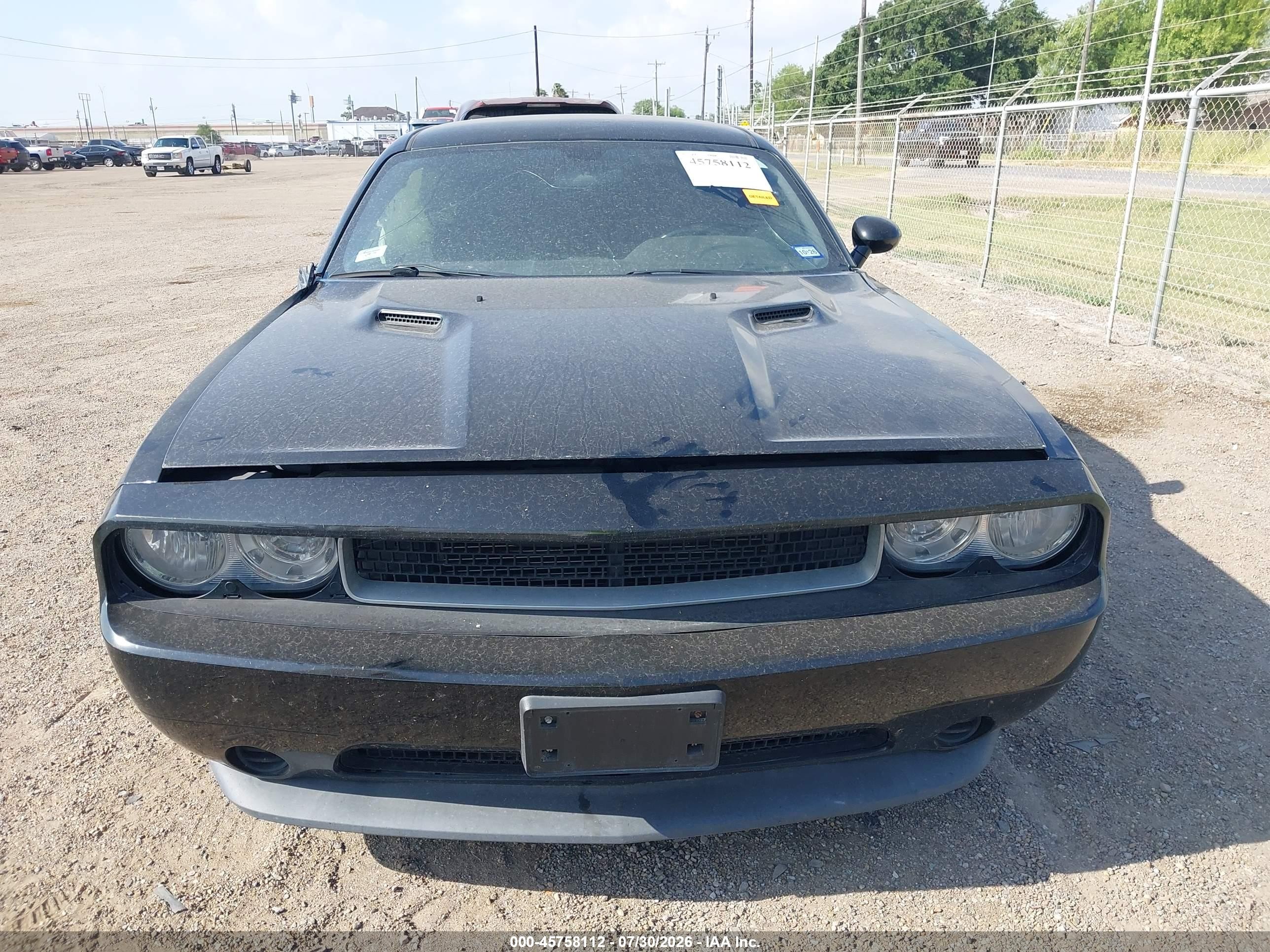 2014 Dodge Challenger Sxt Black vin: 2C3CDYAG0EH233699