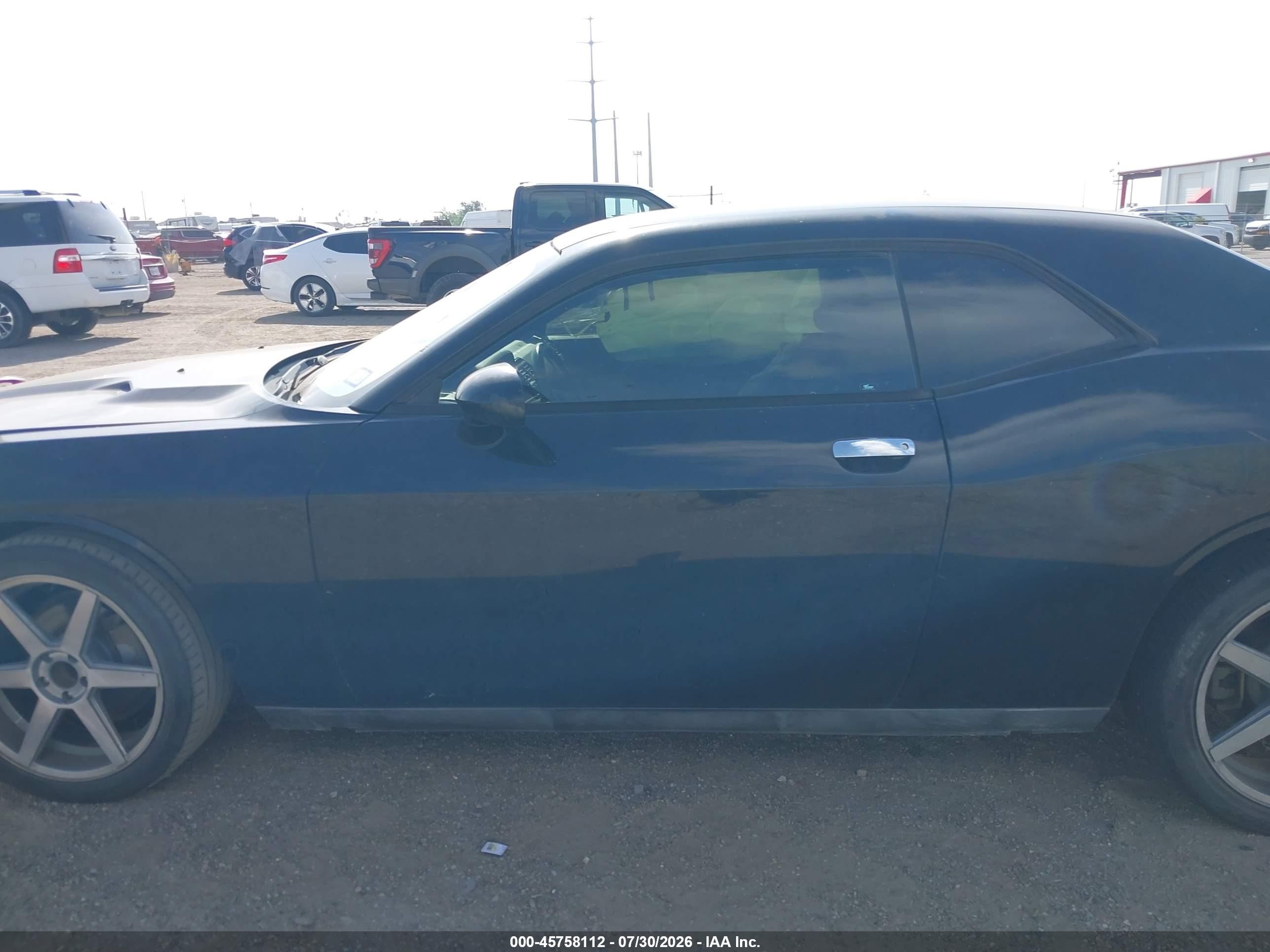 2014 Dodge Challenger Sxt Black vin: 2C3CDYAG0EH233699