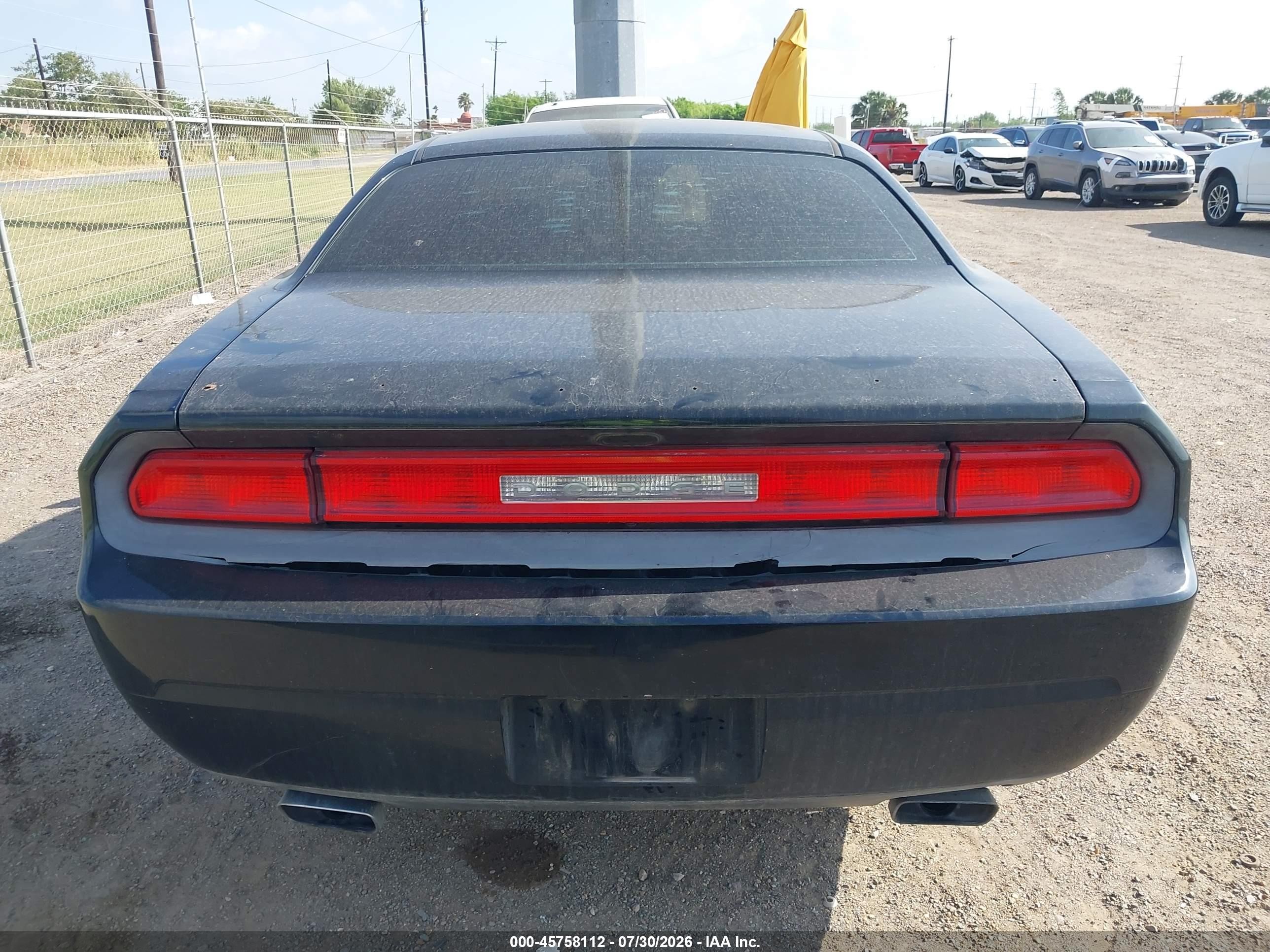2014 Dodge Challenger Sxt Black vin: 2C3CDYAG0EH233699