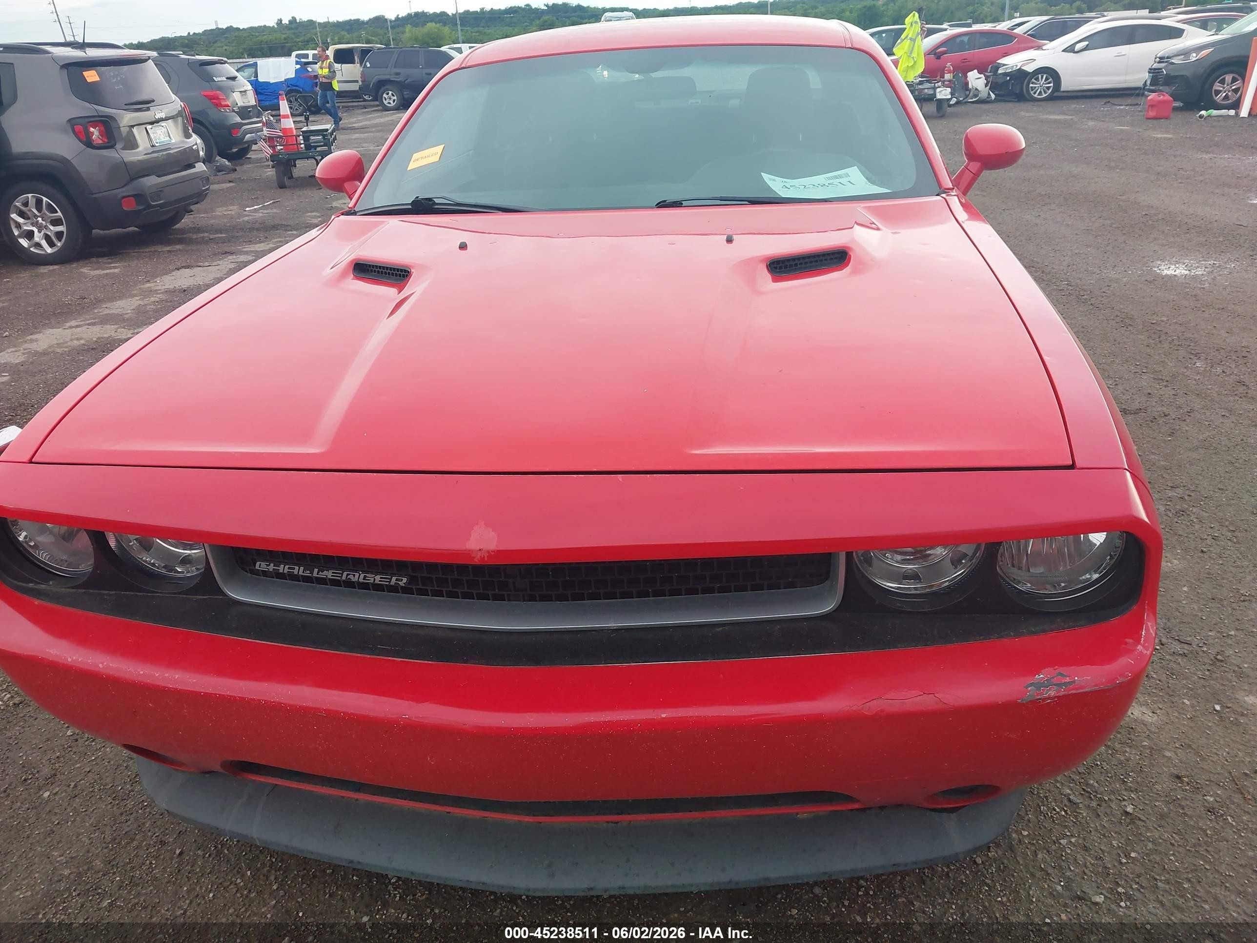 2014 Dodge Challenger Sxt Красный vin: 2C3CDYAG0EH286001