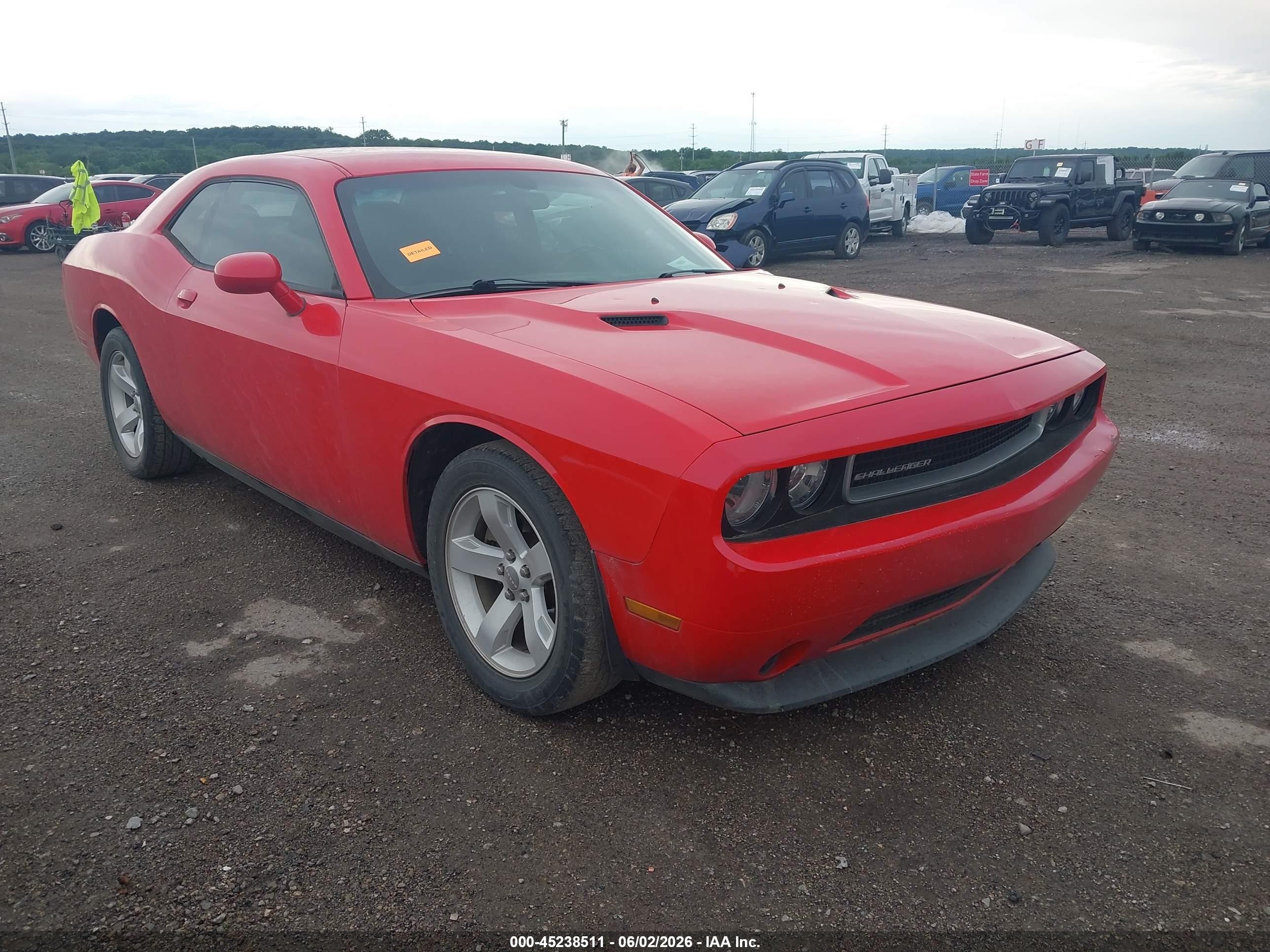 2014 Dodge Challenger Sxt Красный vin: 2C3CDYAG0EH286001
