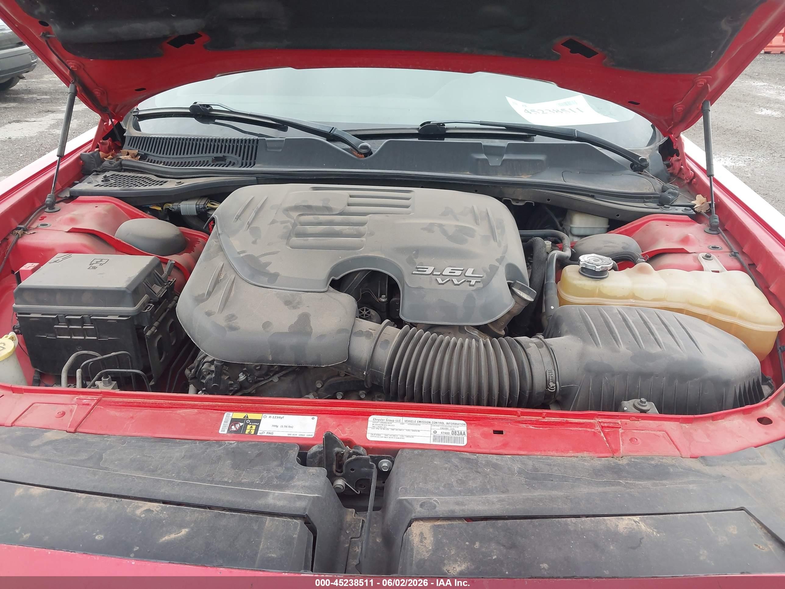 2014 Dodge Challenger Sxt Красный vin: 2C3CDYAG0EH286001