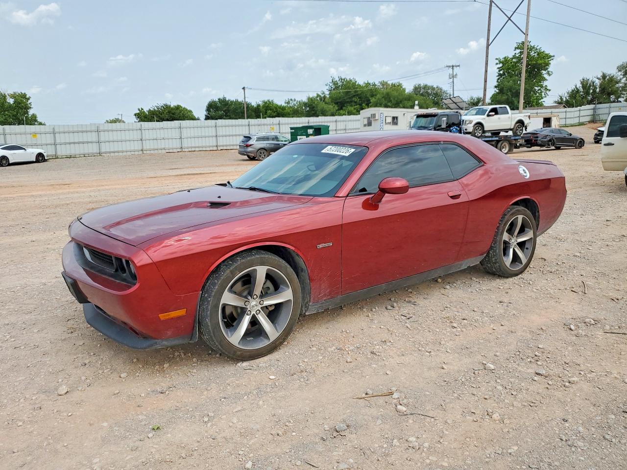 2014 Dodge Challenger Sxt Burgundy vin: 2C3CDYAG0EH310880