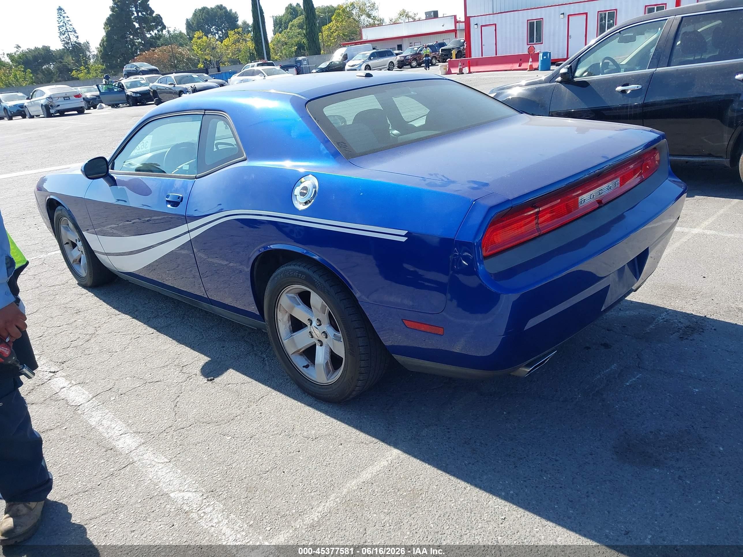 2012 Dodge Challenger Sxt Blue vin: 2C3CDYAG1CH239234
