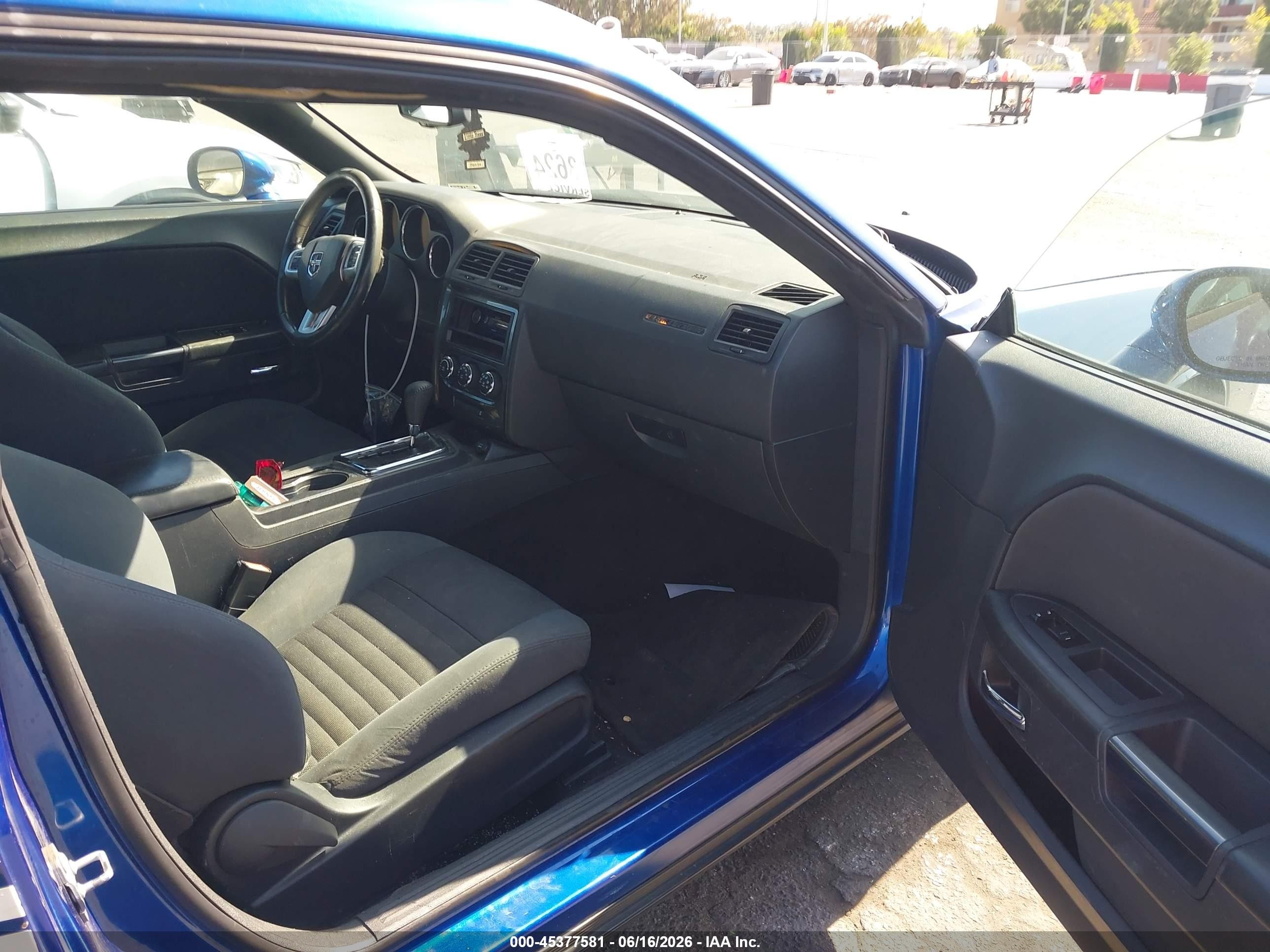 2012 Dodge Challenger Sxt Blue vin: 2C3CDYAG1CH239234