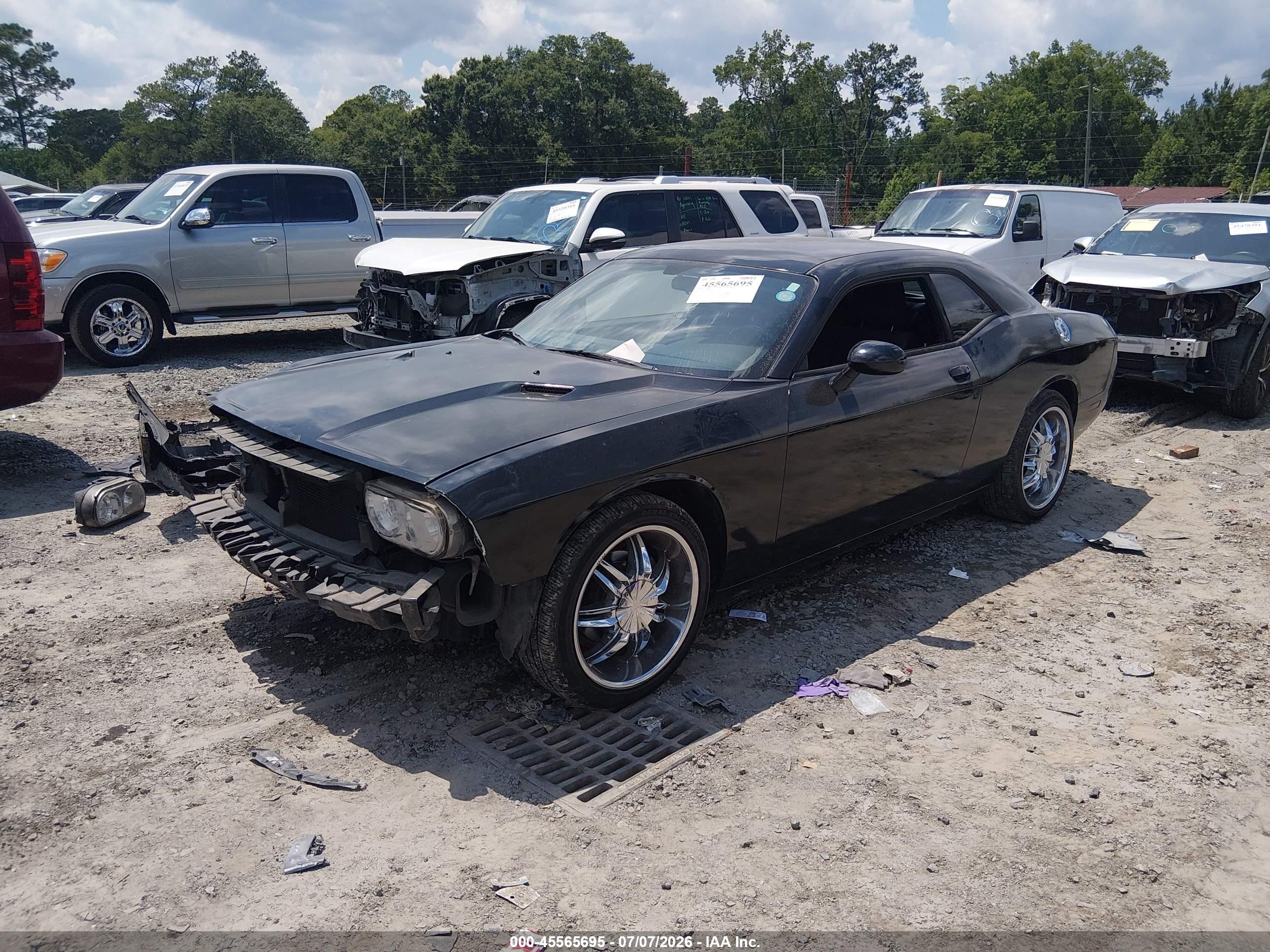 2012 Dodge Challenger Sxt Black vin: 2C3CDYAG1CH254672
