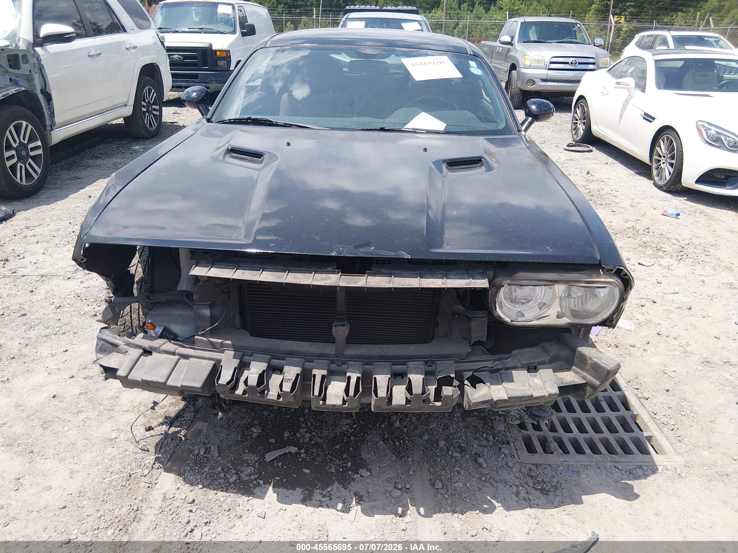 2012 Dodge Challenger Sxt Black vin: 2C3CDYAG1CH254672