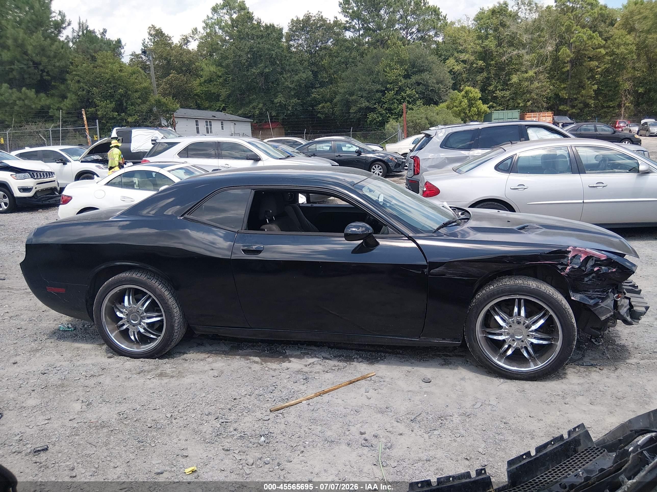 2012 Dodge Challenger Sxt Black vin: 2C3CDYAG1CH254672