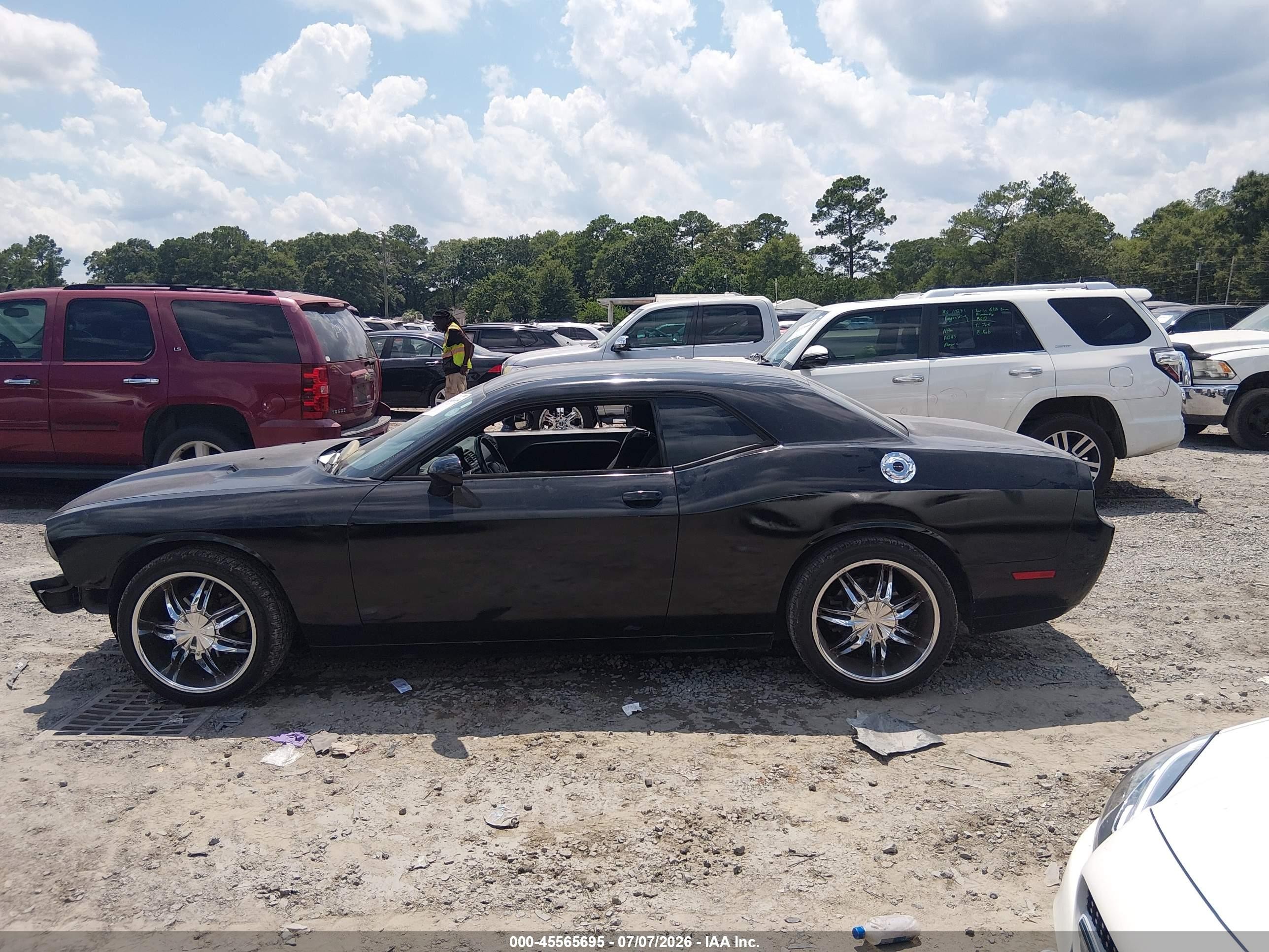 2012 Dodge Challenger Sxt Black vin: 2C3CDYAG1CH254672