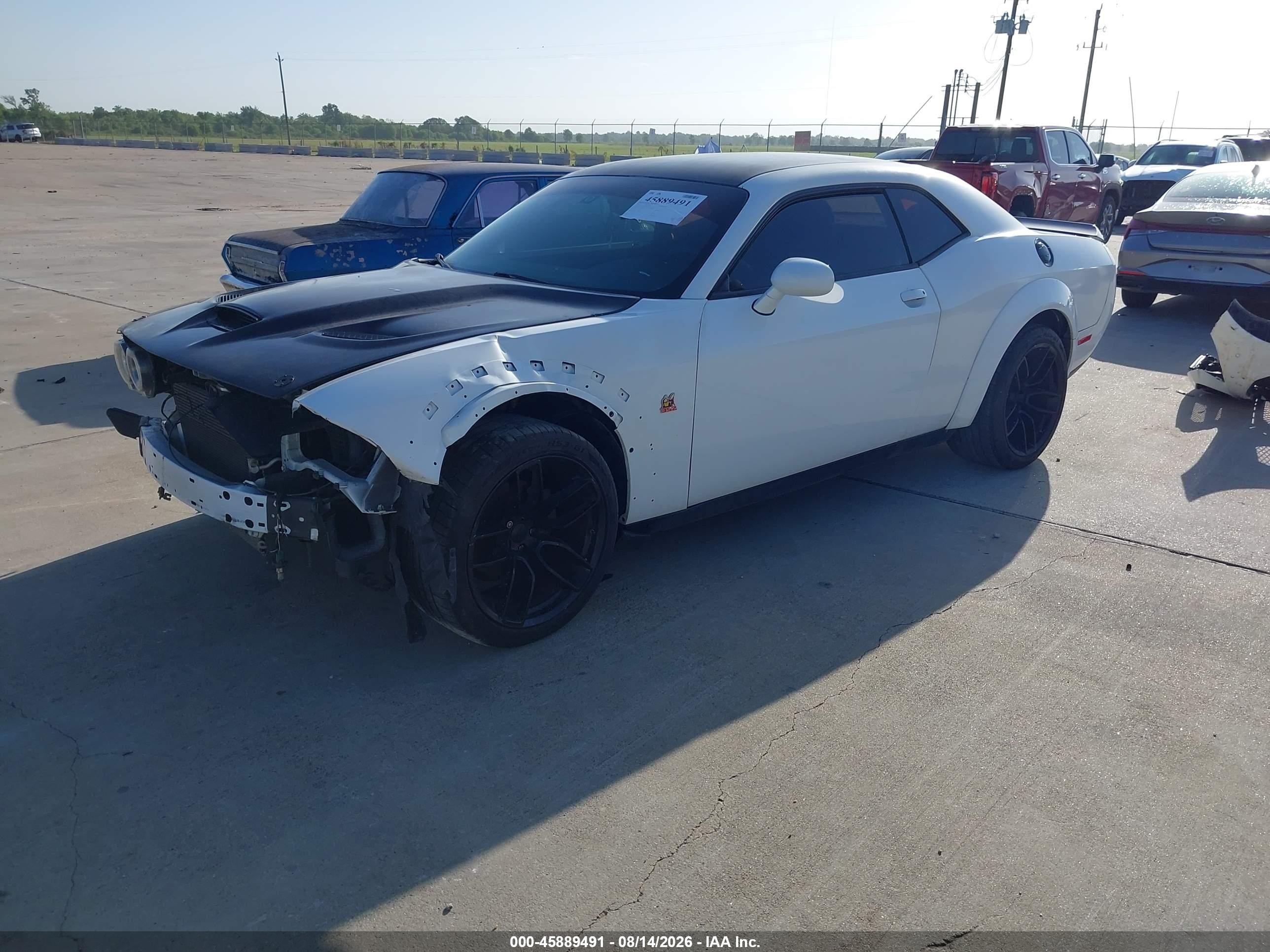 2013 Dodge Challenger Sxt White vin: 2C3CDYAG1DH501318