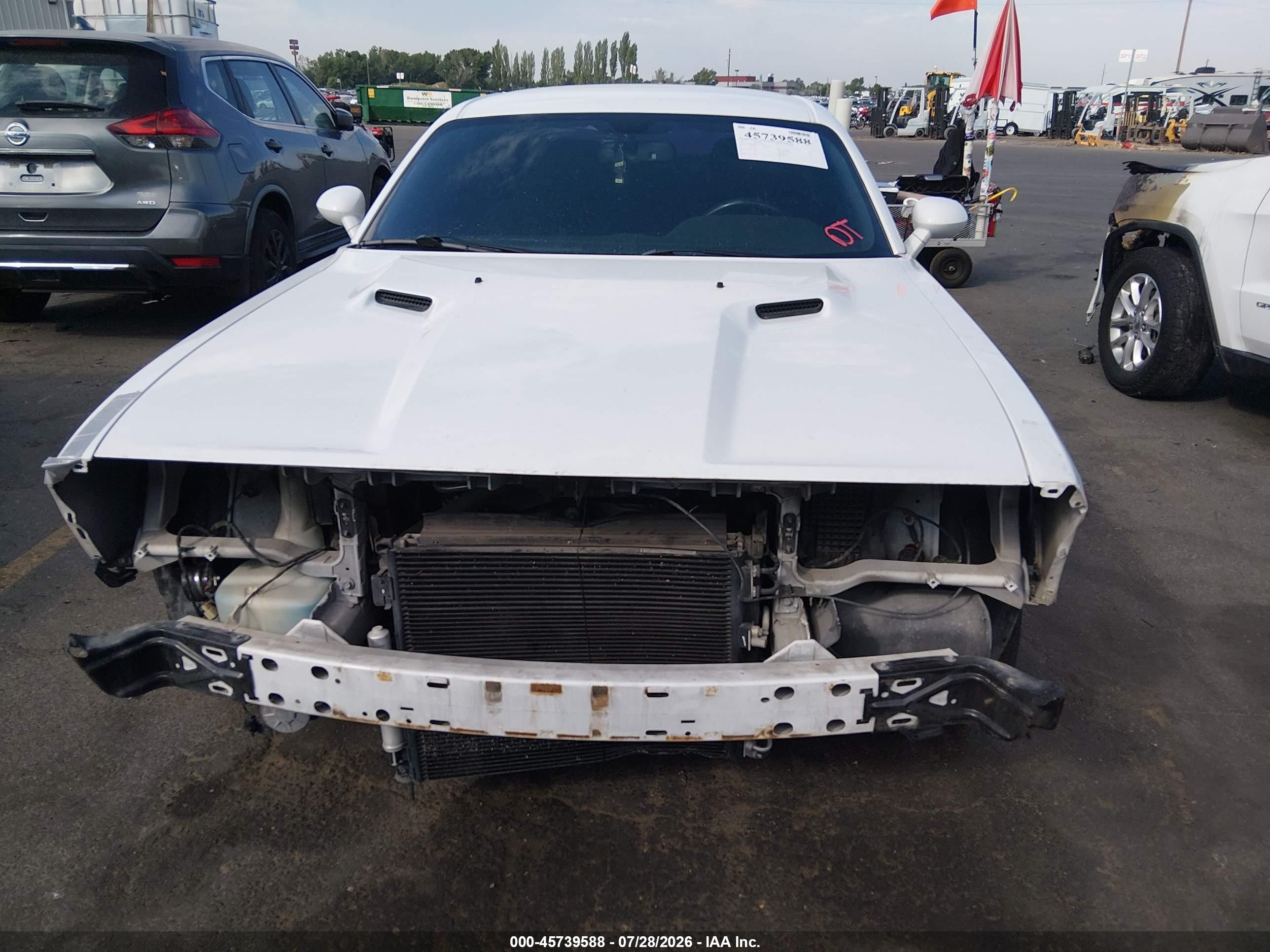2013 Dodge Challenger Sxt White vin: 2C3CDYAG1DH511878