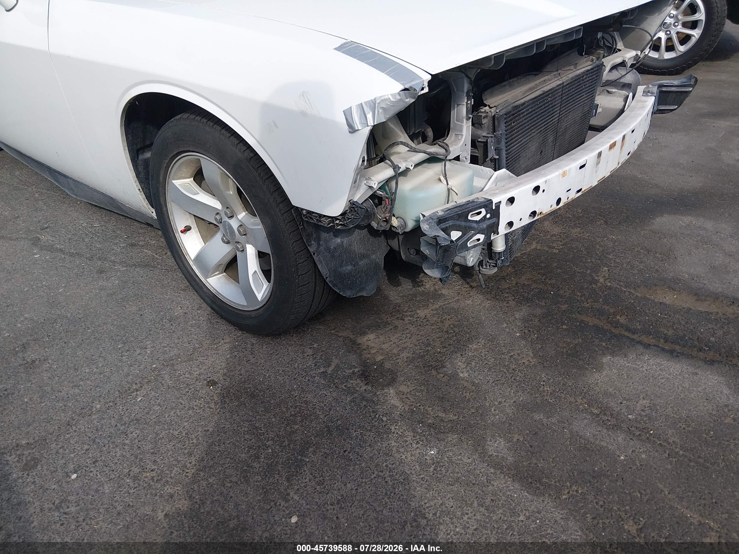 2013 Dodge Challenger Sxt White vin: 2C3CDYAG1DH511878