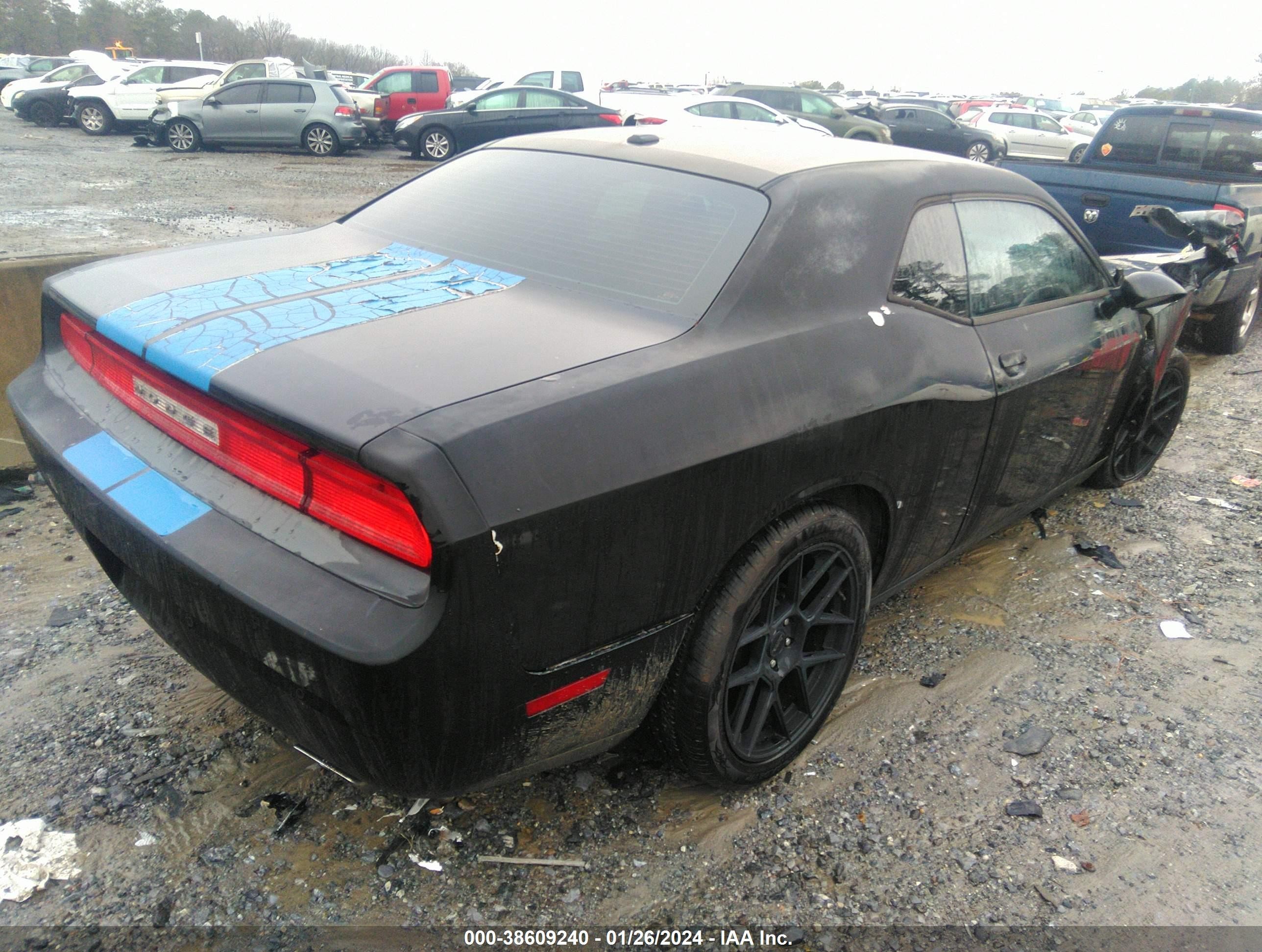 2013 Dodge Challenger Sxt Black vin: 2C3CDYAG1DH569795