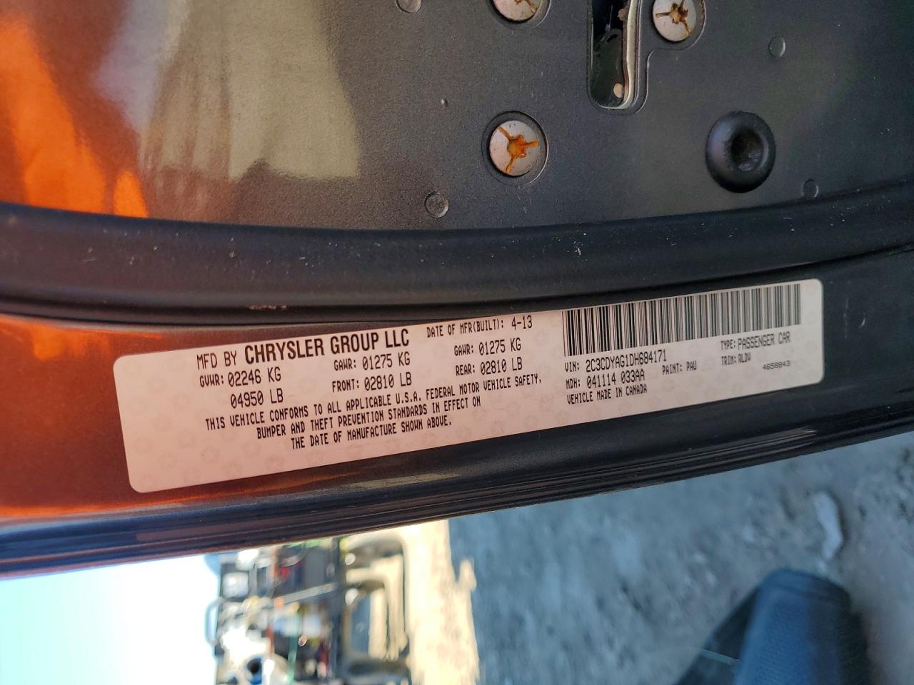 2013 Dodge Challenger Sxt Charcoal vin: 2C3CDYAG1DH684171