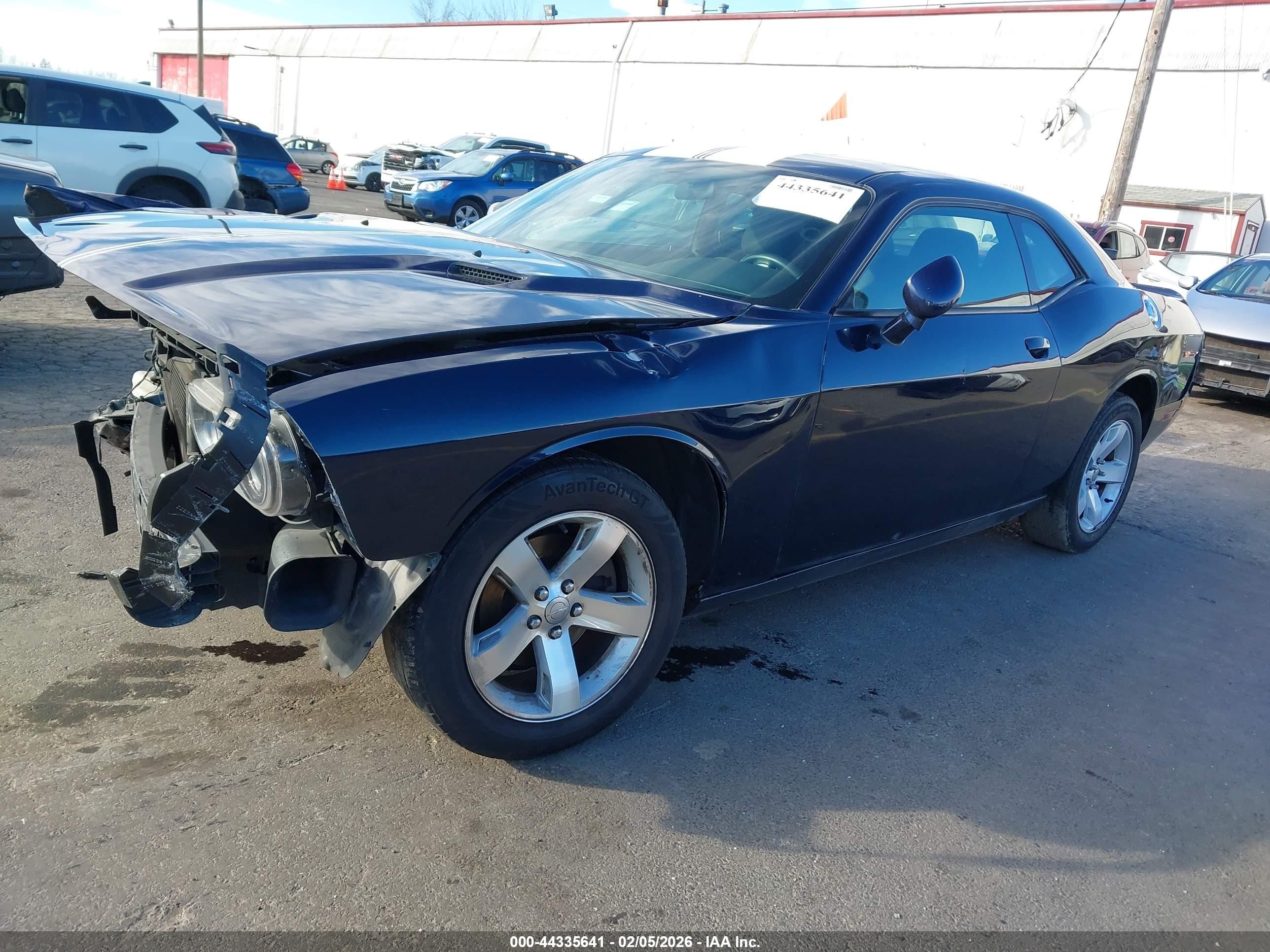2013 Dodge Challenger Sxt Blue vin: 2C3CDYAG1DH692190
