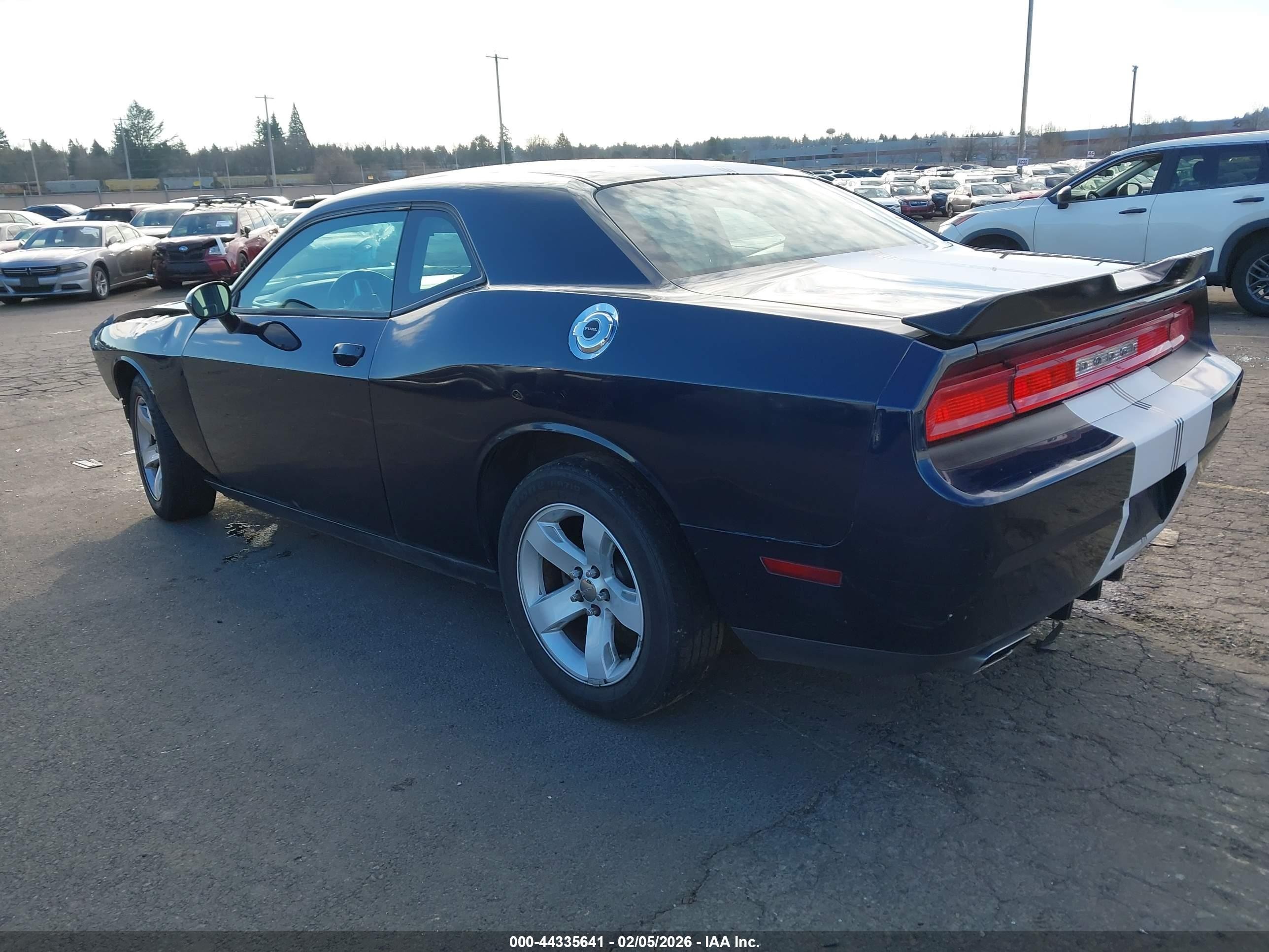 2013 Dodge Challenger Sxt Blue vin: 2C3CDYAG1DH692190