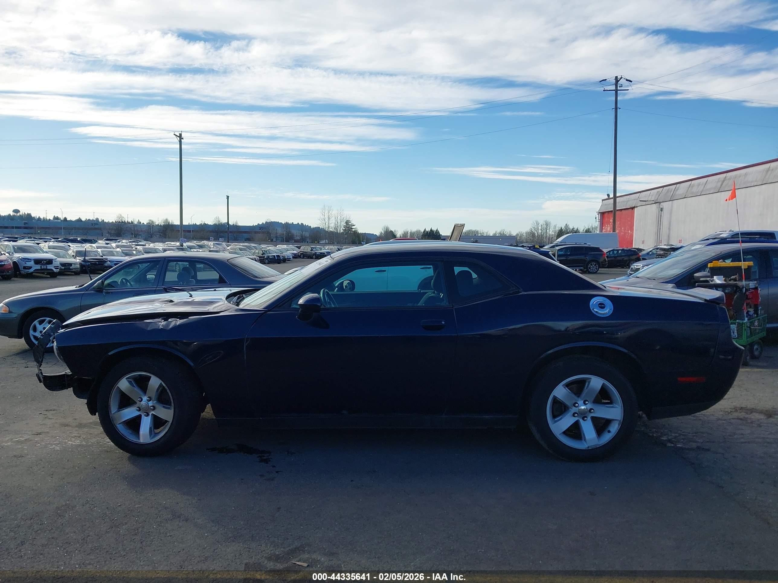 2013 Dodge Challenger Sxt Blue vin: 2C3CDYAG1DH692190