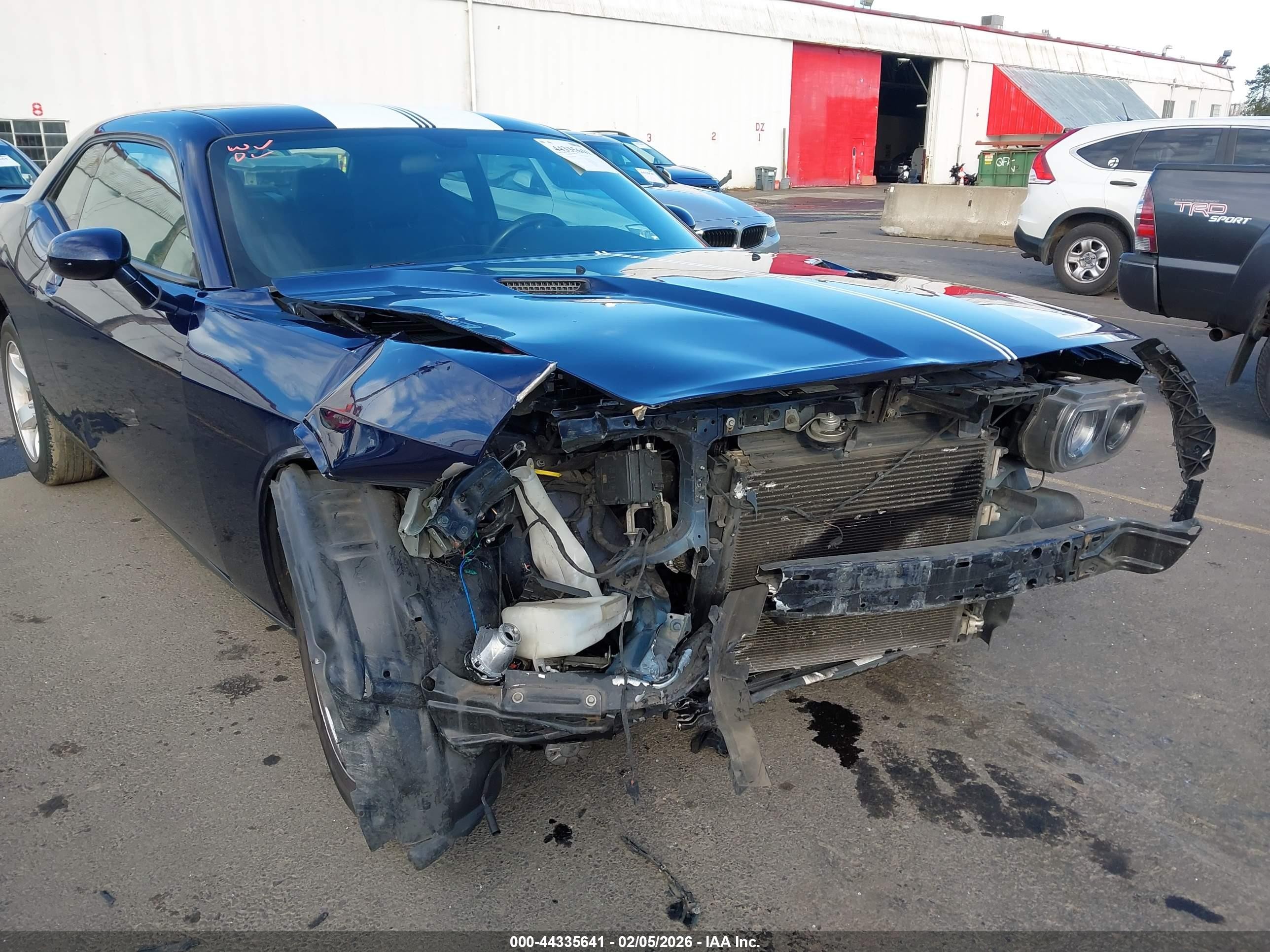 2013 Dodge Challenger Sxt Blue vin: 2C3CDYAG1DH692190