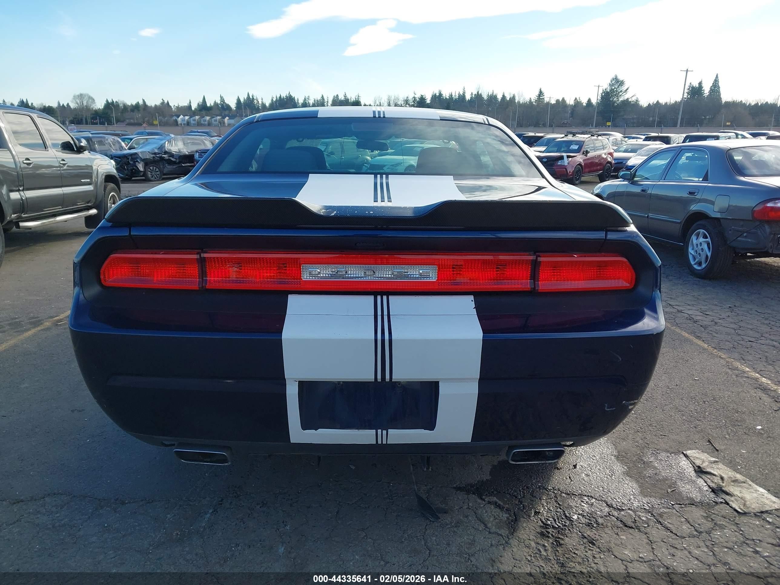 2013 Dodge Challenger Sxt Blue vin: 2C3CDYAG1DH692190
