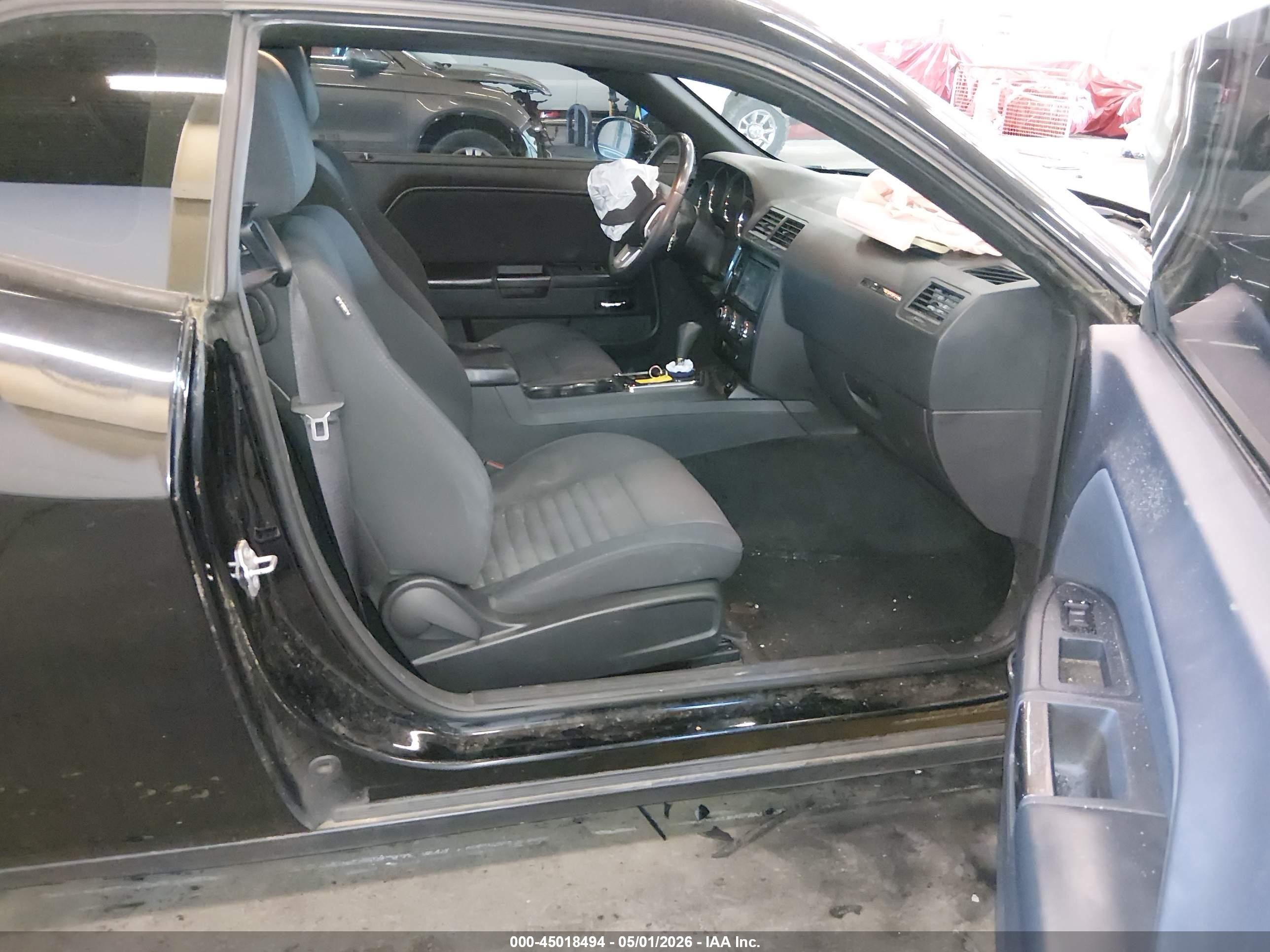 2014 Dodge Challenger Sxt Black vin: 2C3CDYAG1EH133577
