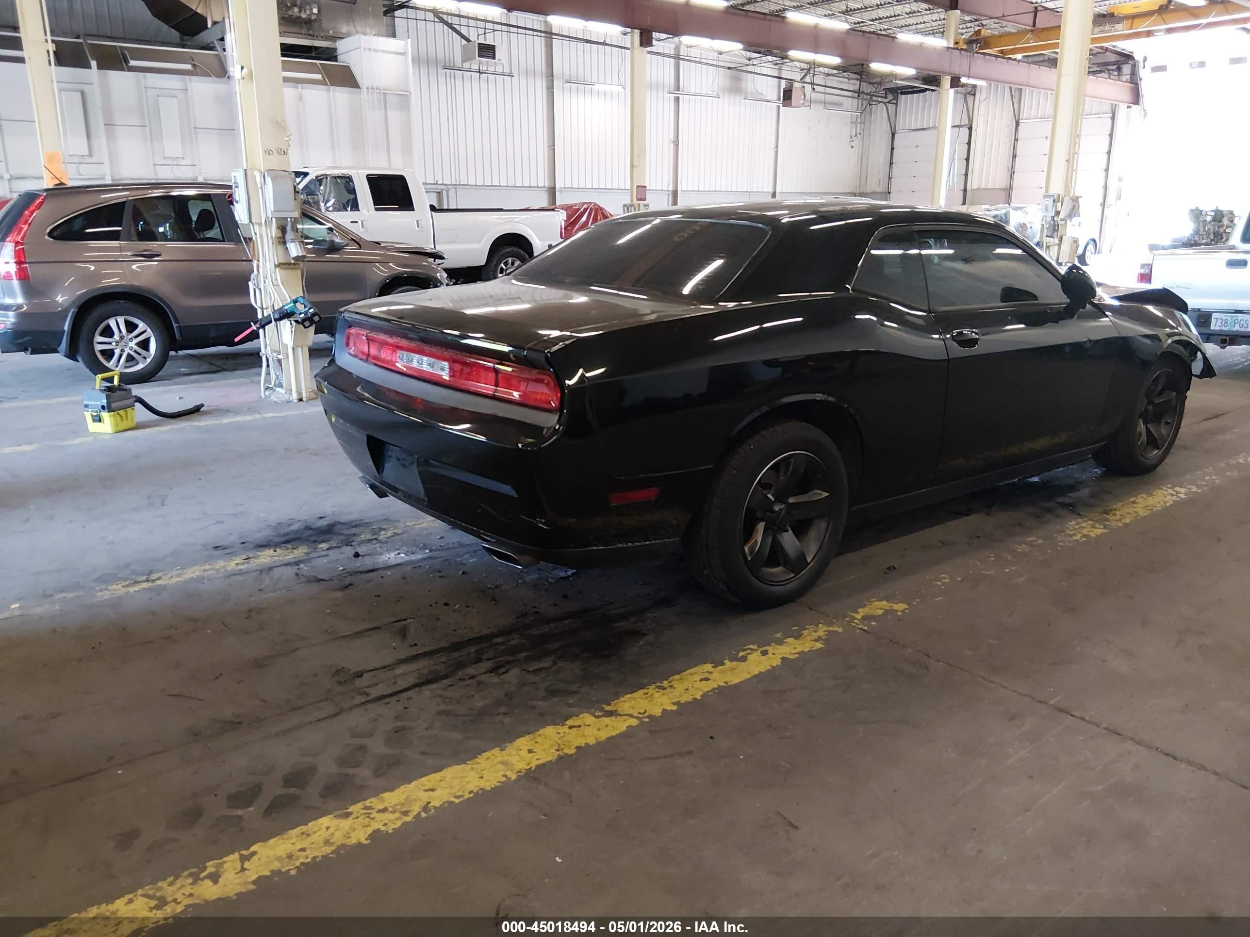 2014 Dodge Challenger Sxt Black vin: 2C3CDYAG1EH133577