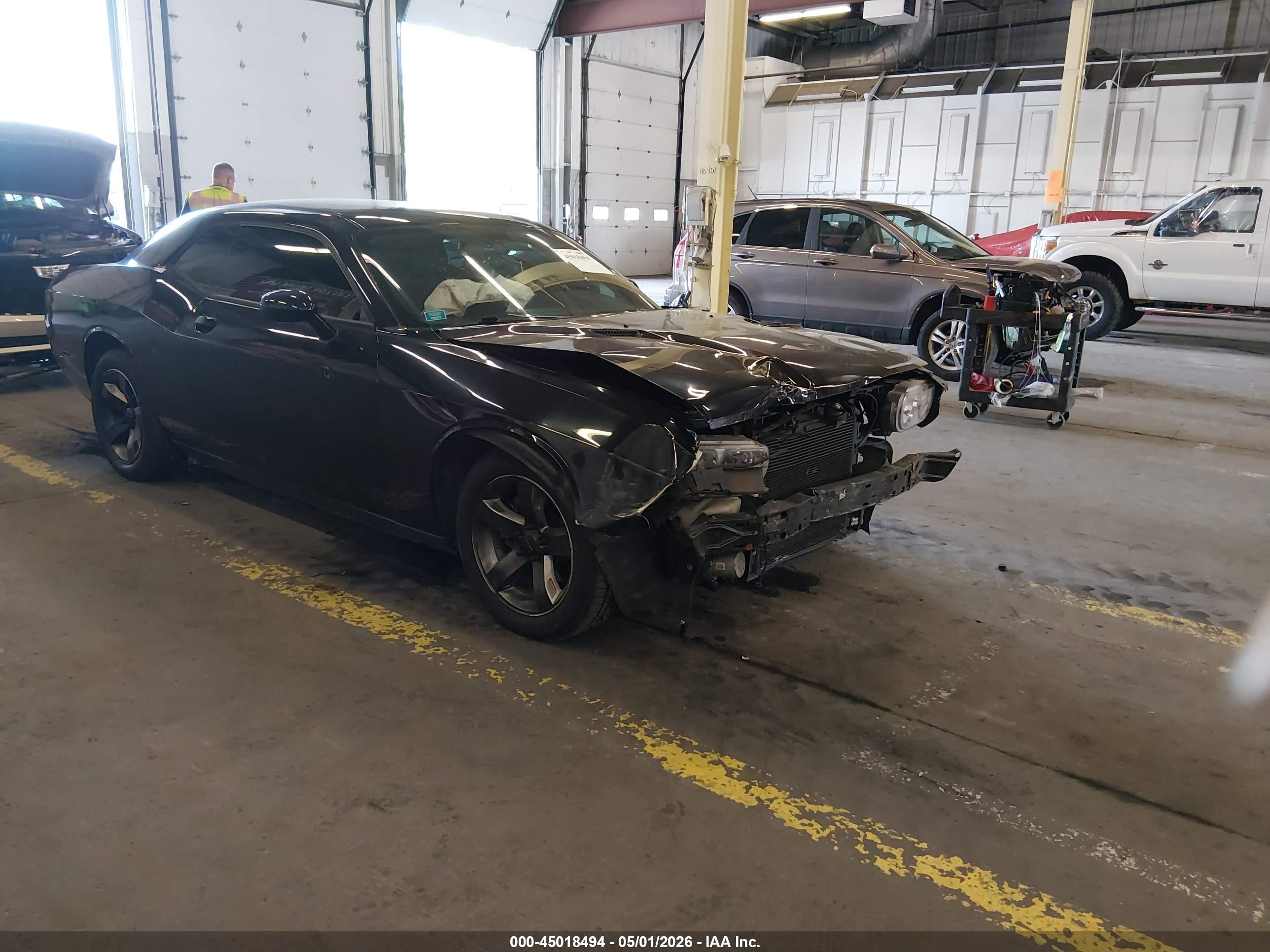2014 Dodge Challenger Sxt Black vin: 2C3CDYAG1EH133577